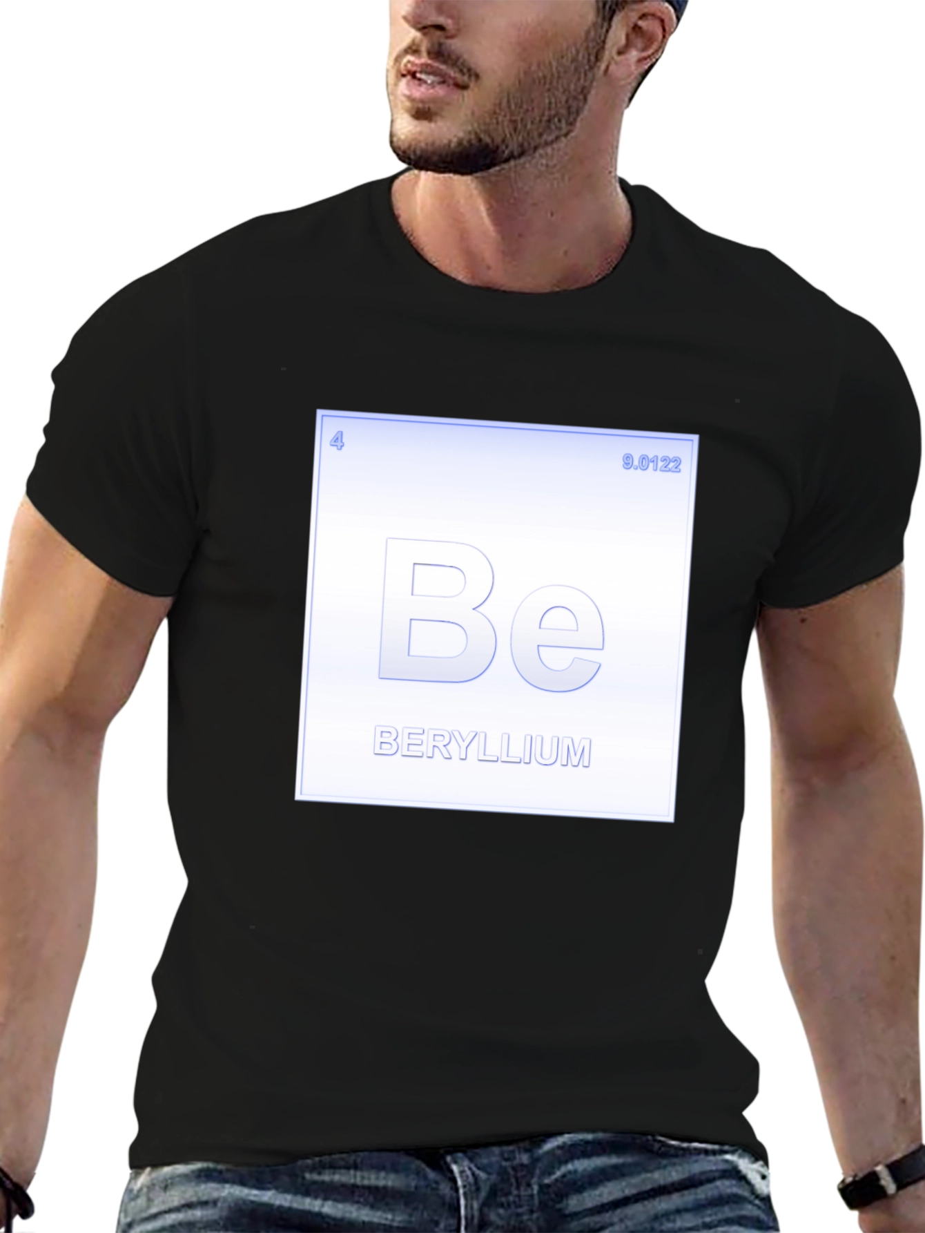 Beryllium Periodic Table Element T-Shirt - Chemistry Tee