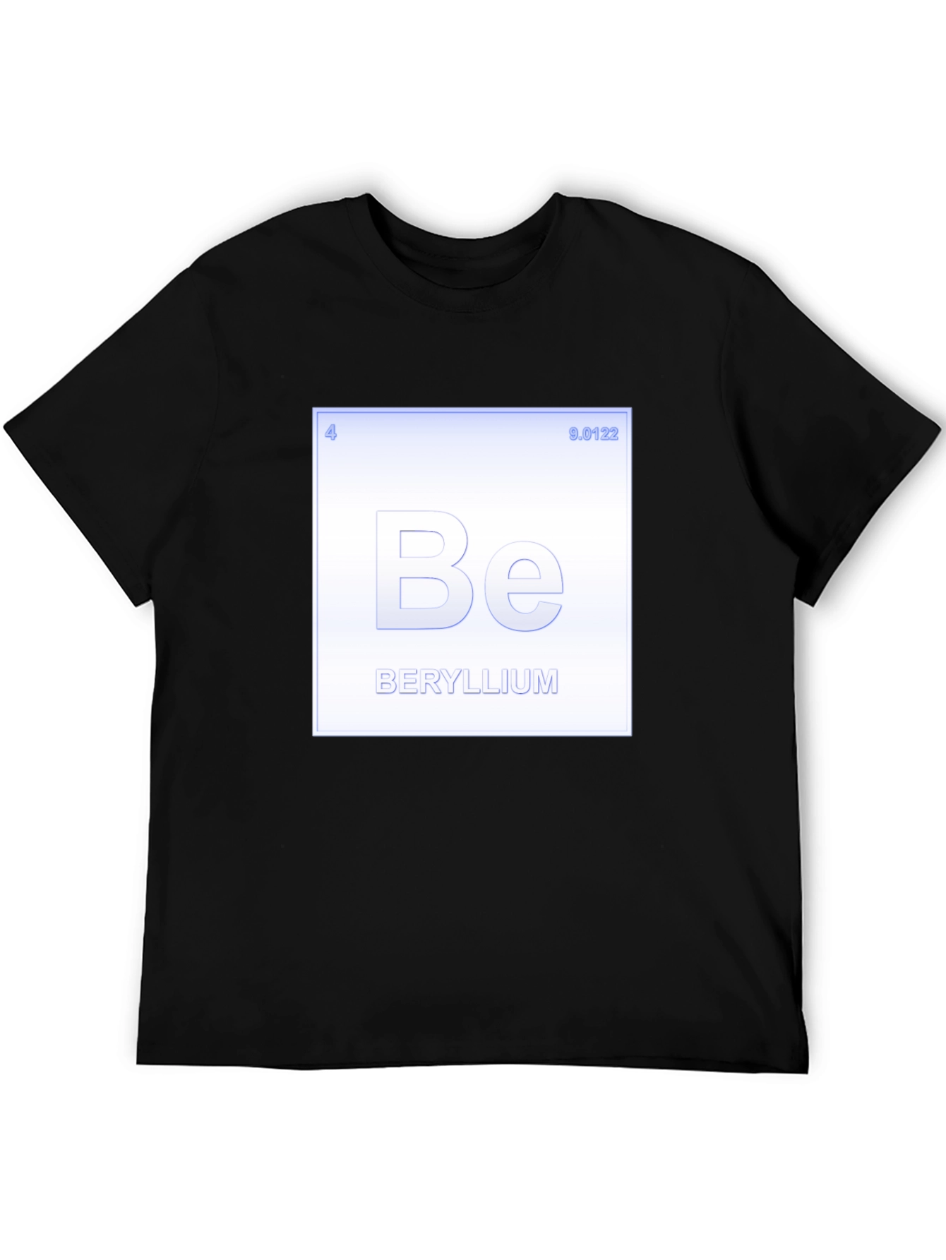 Beryllium Periodic Table Element T-Shirt - Chemistry Tee