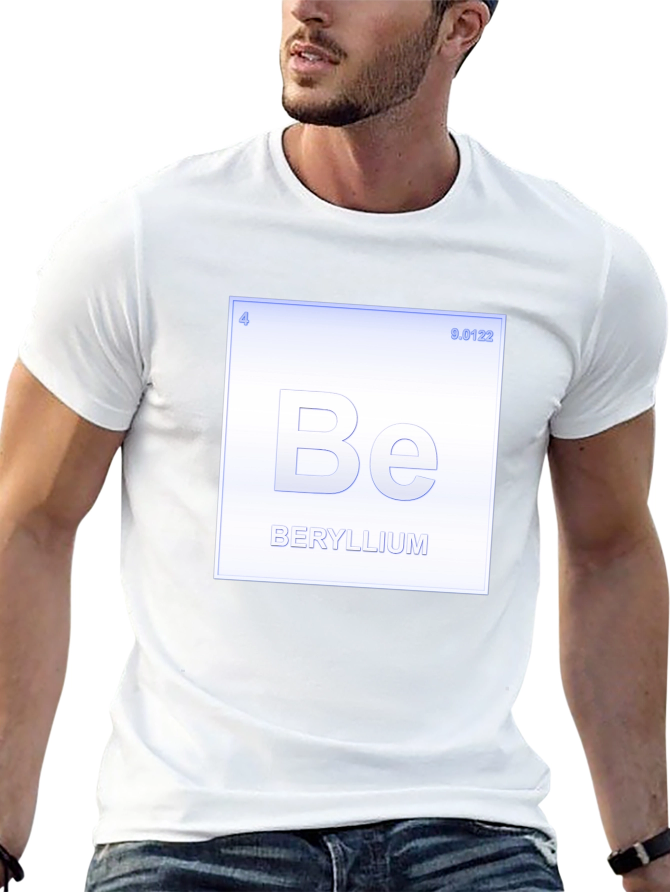 Beryllium Periodic Table Element T-Shirt - Chemistry Tee