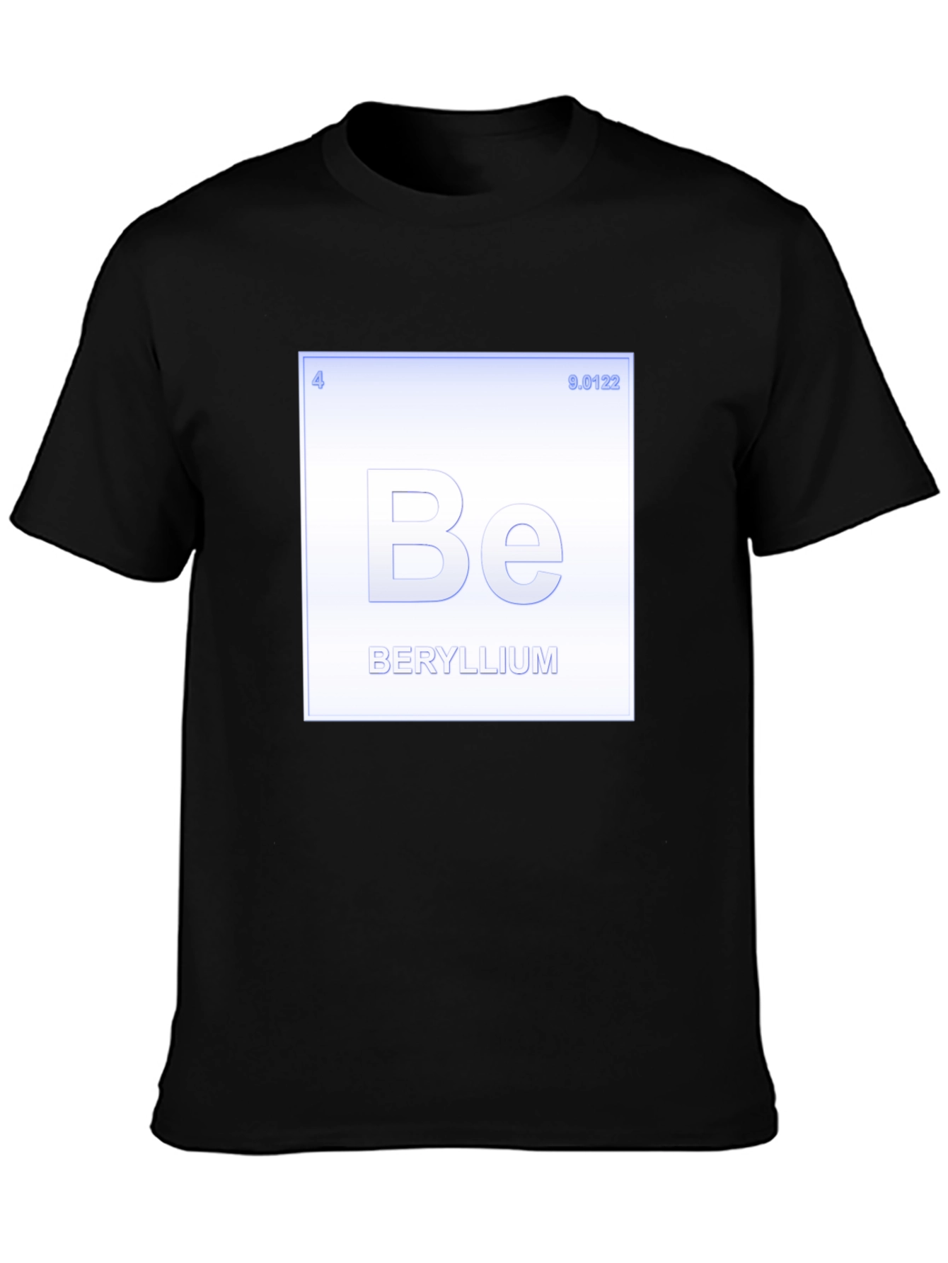 Beryllium Periodic Table Element T-Shirt - Chemistry Tee