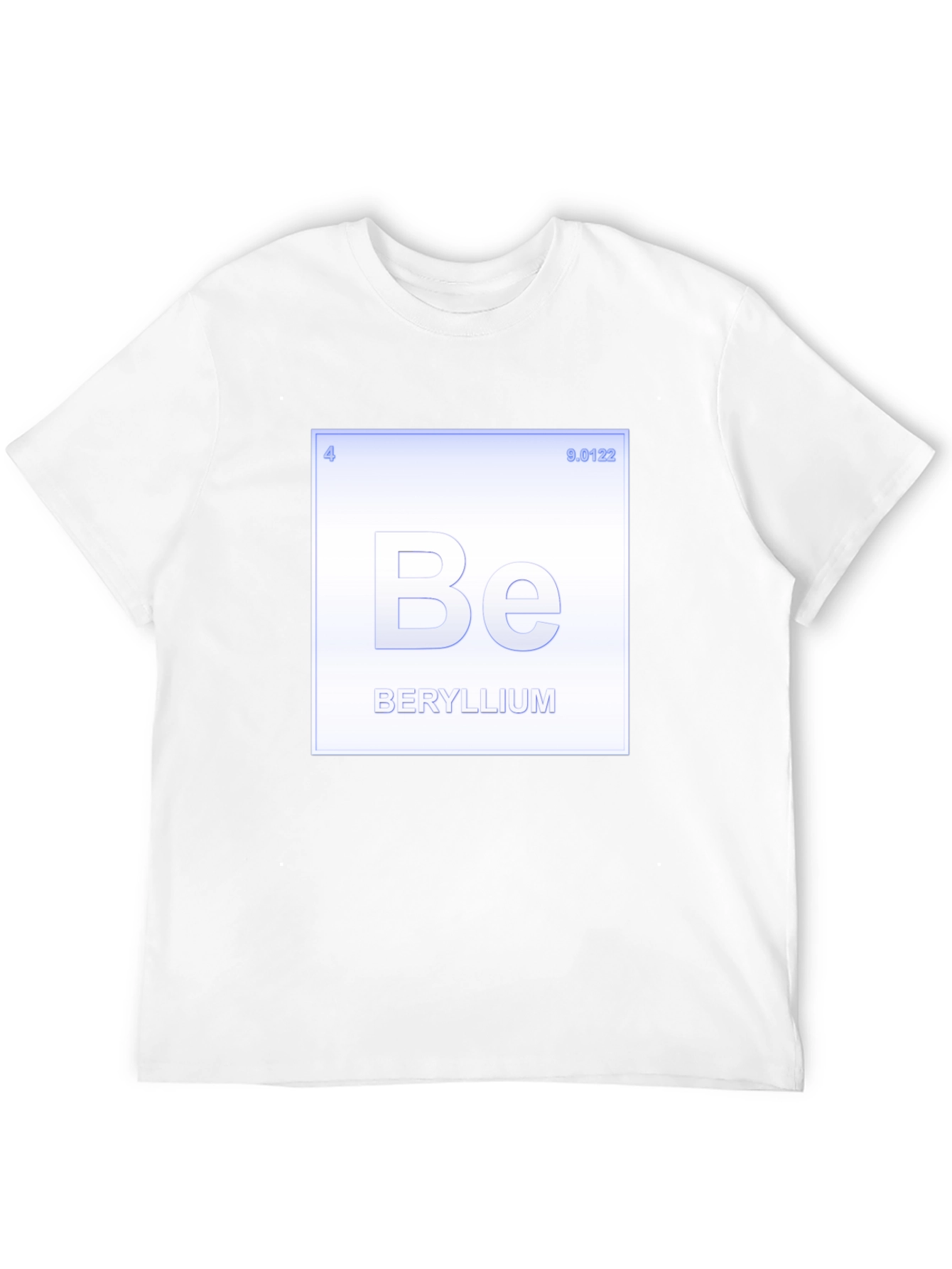 Beryllium Periodic Table Element T-Shirt - Chemistry Tee