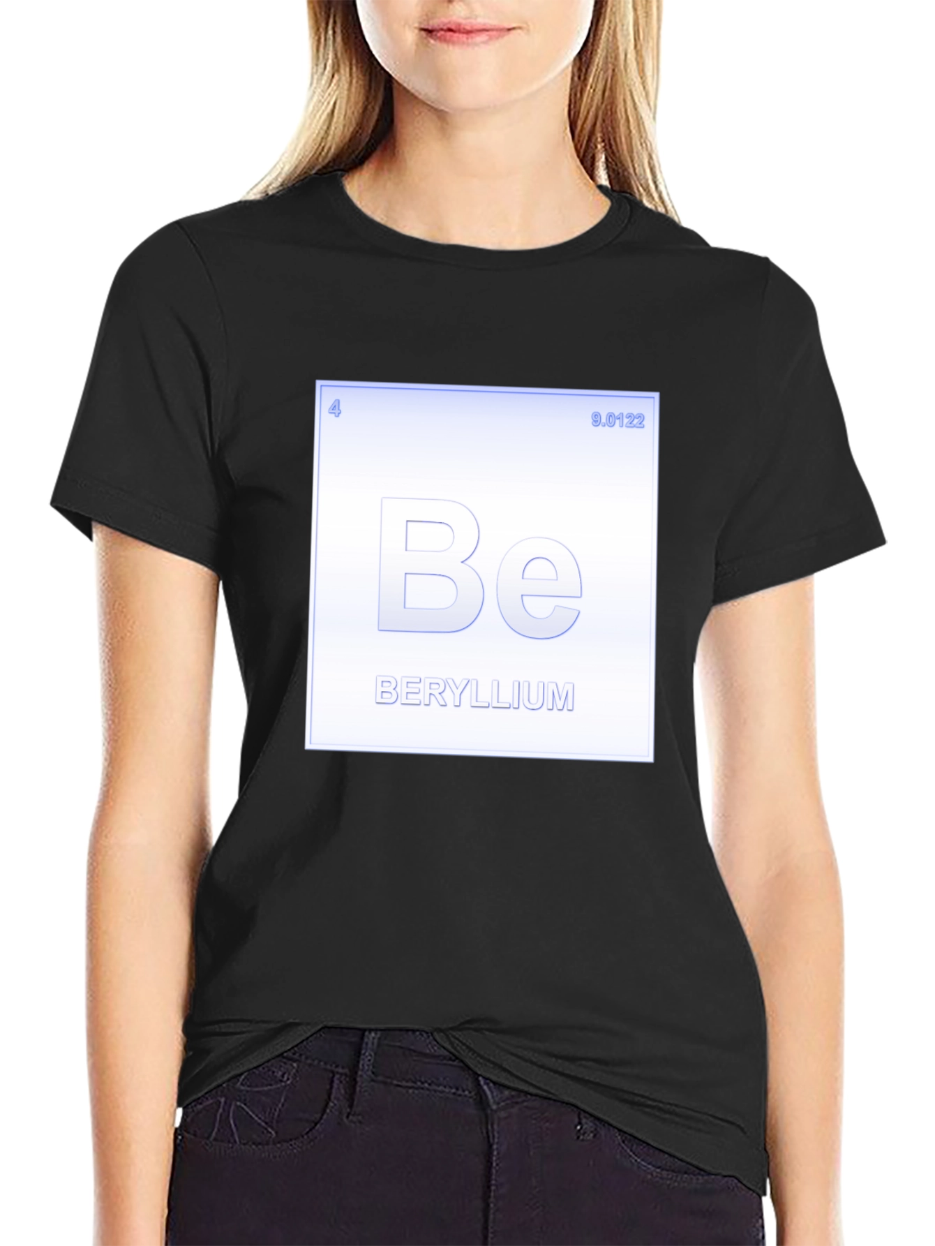 Beryllium Periodic Table Element T-Shirt - Chemistry Tee