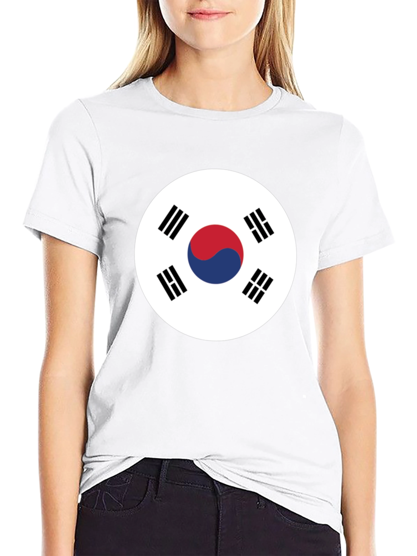 South Korea Flag Graphic T-Shirt