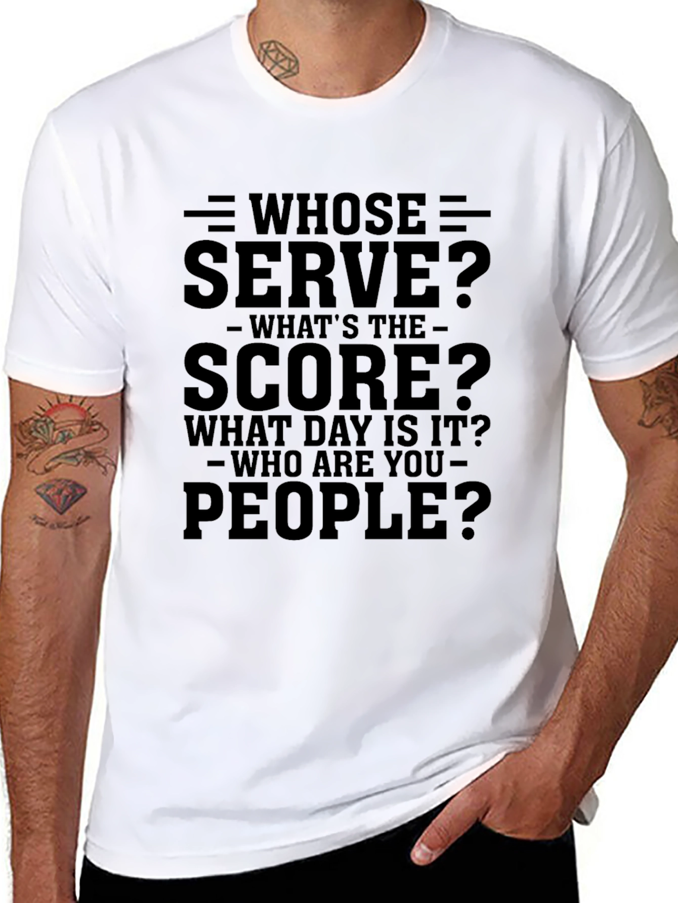 Whose Serve? Graphic T-Shirt