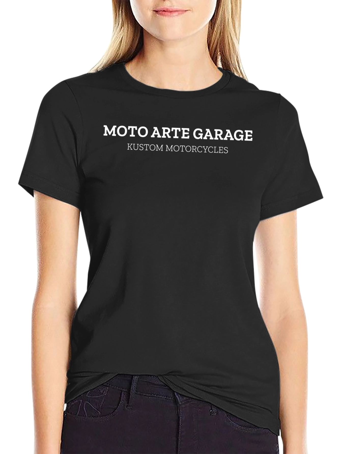 Moto Arte Garage Kustom Motorcycle Graphic Tee