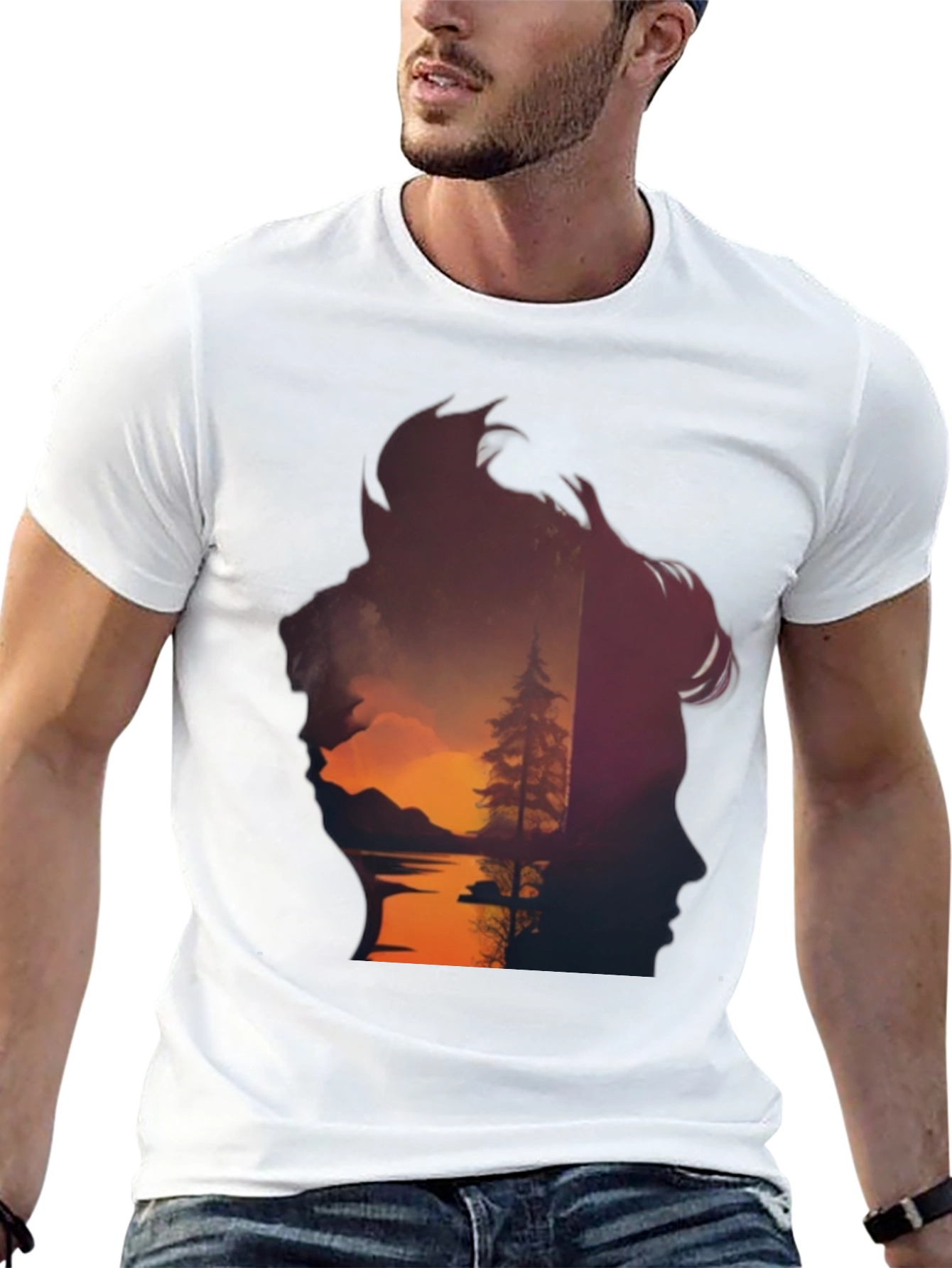Nature Silhouette Graphic Tee