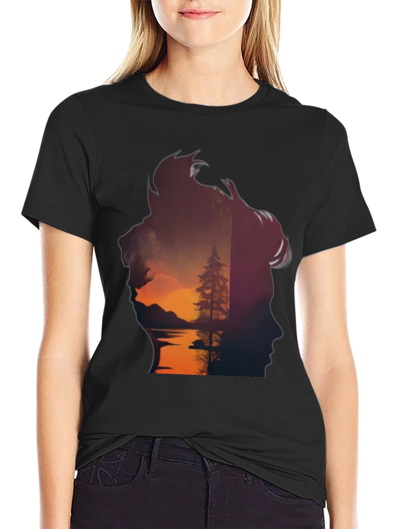Nature Silhouette Graphic Tee