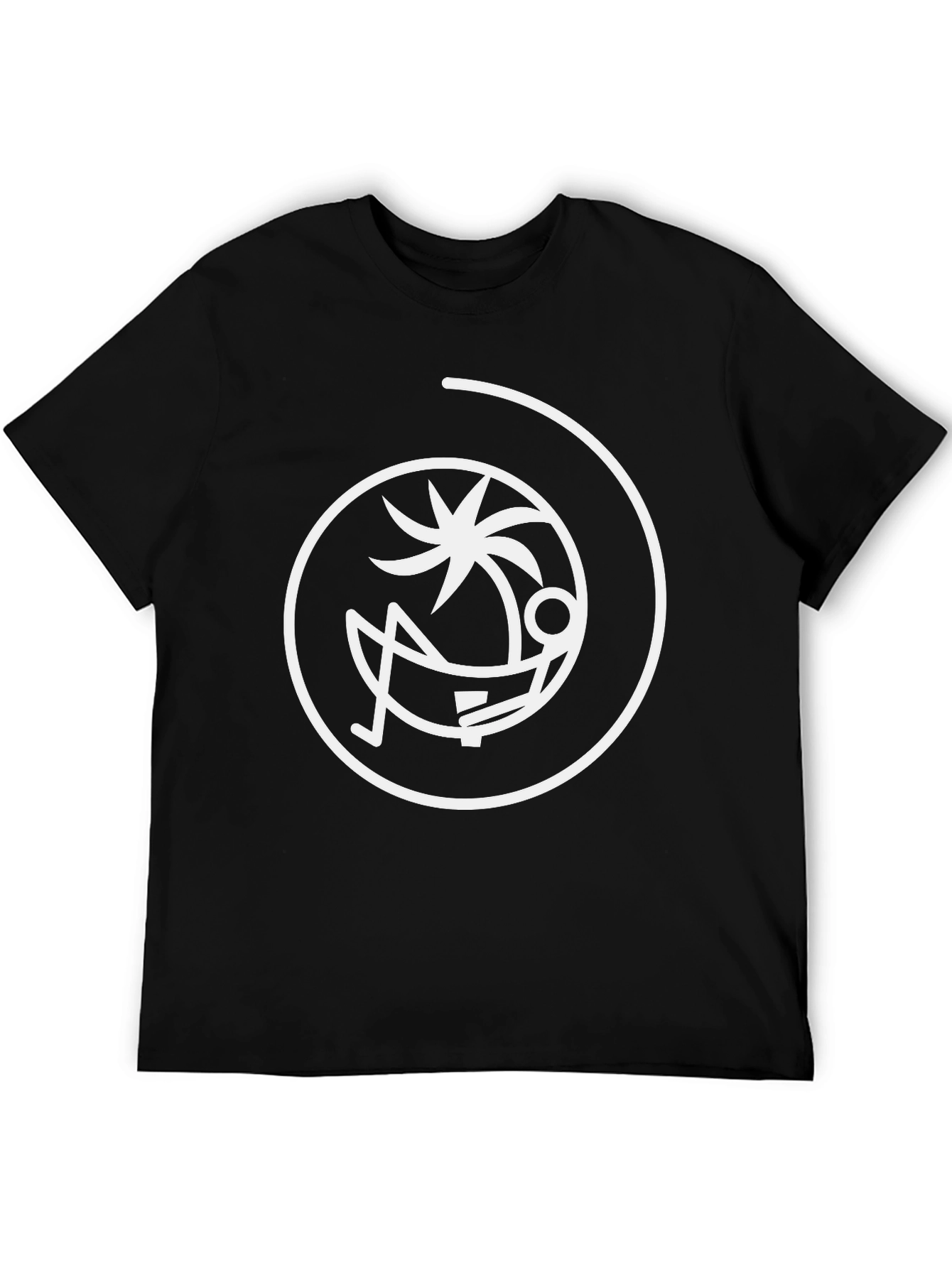 Chill Day T-Shirt: Palm Tree Lounger Design