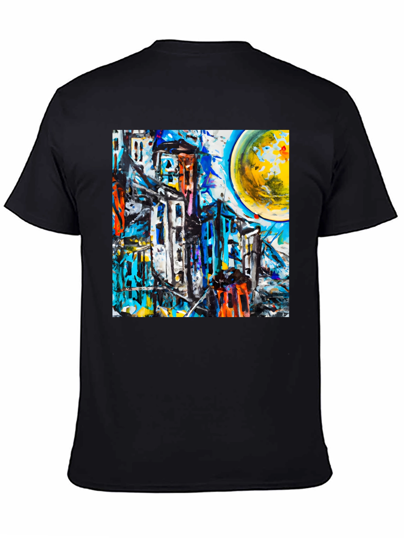Abstract Cityscape Graphic Tee