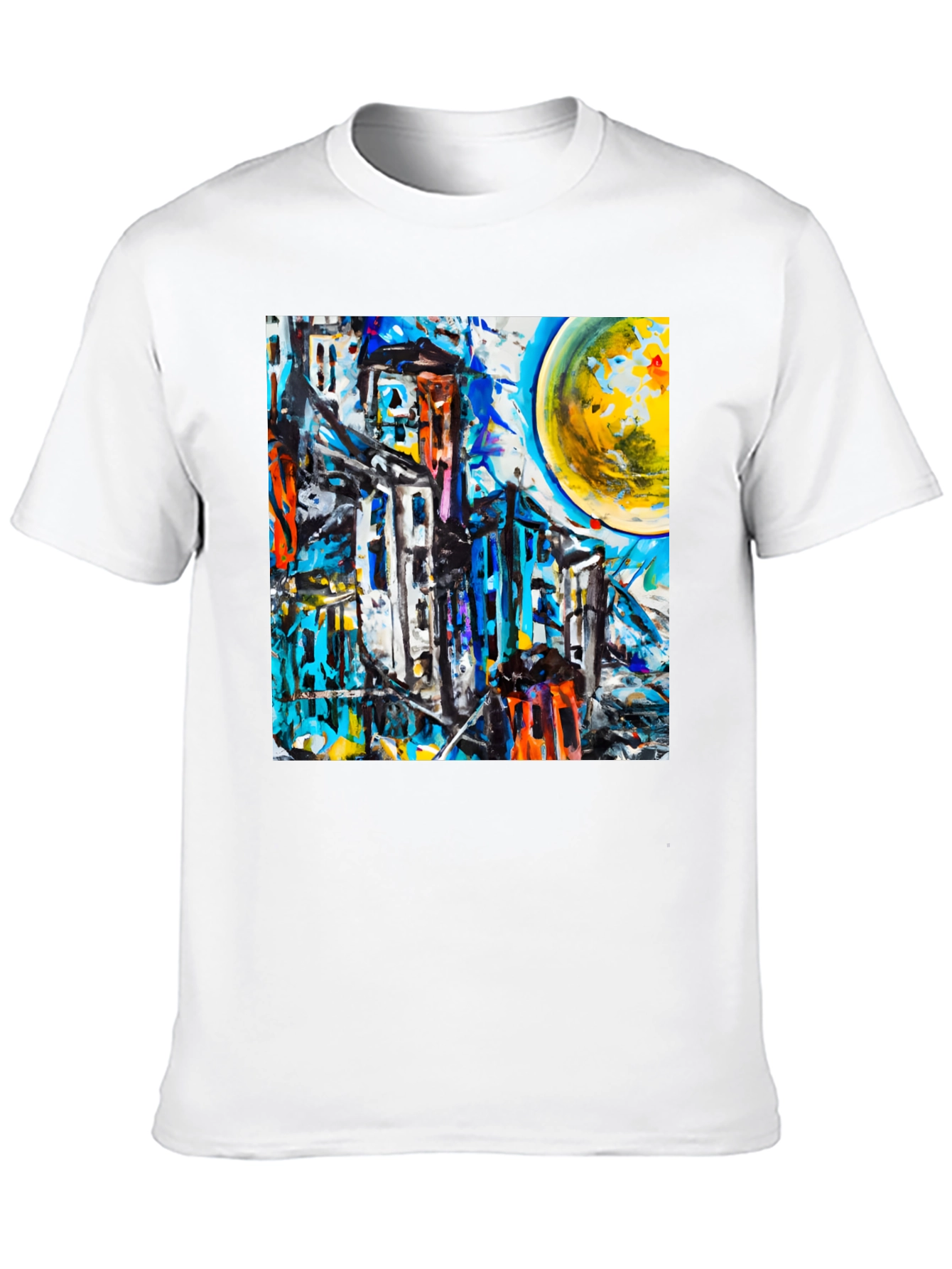 Abstract Cityscape Graphic Tee