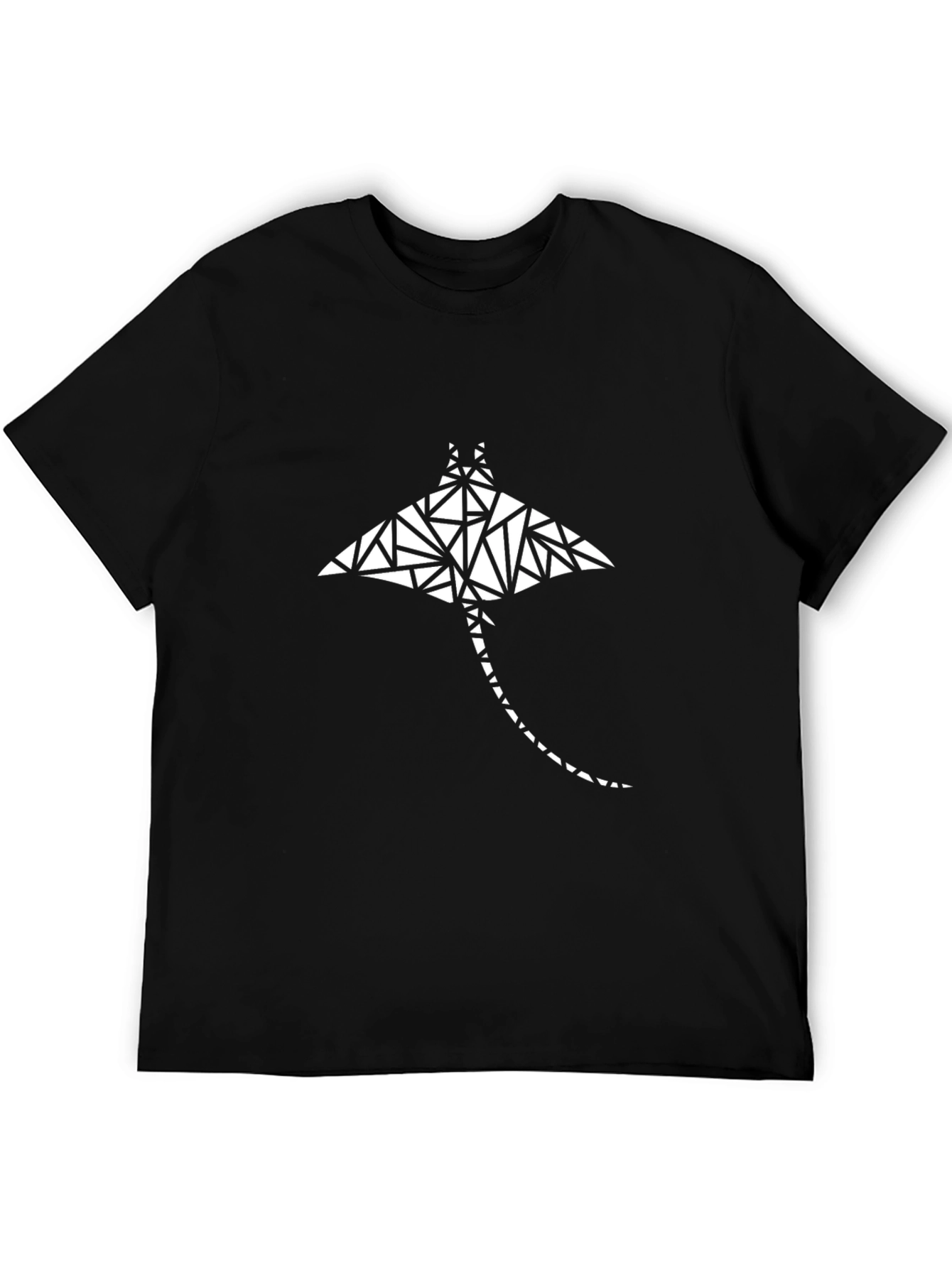 Geometric Stingray Graphic T-Shirt