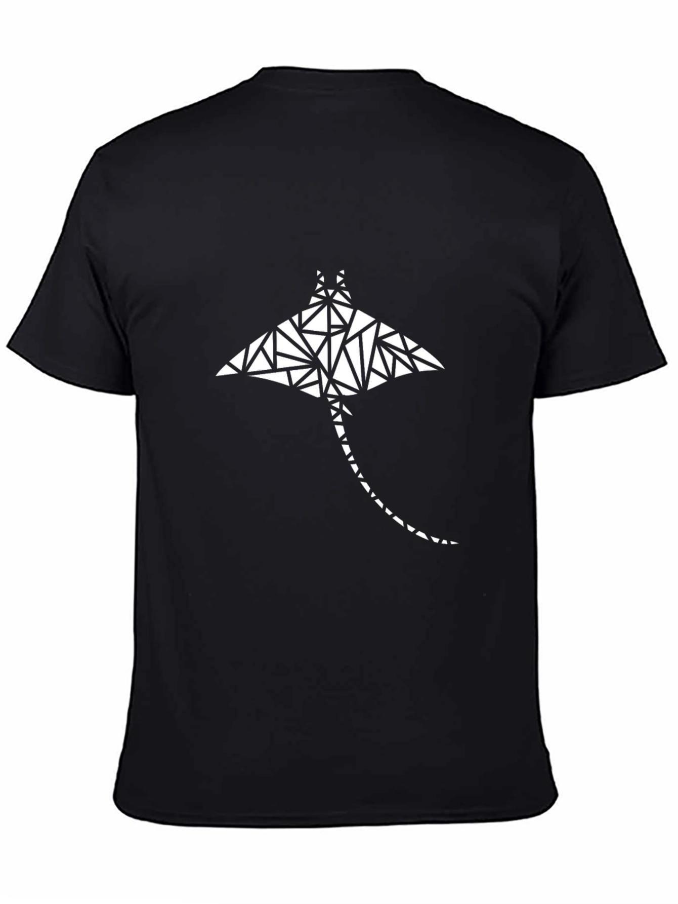 Geometric Stingray Graphic T-Shirt