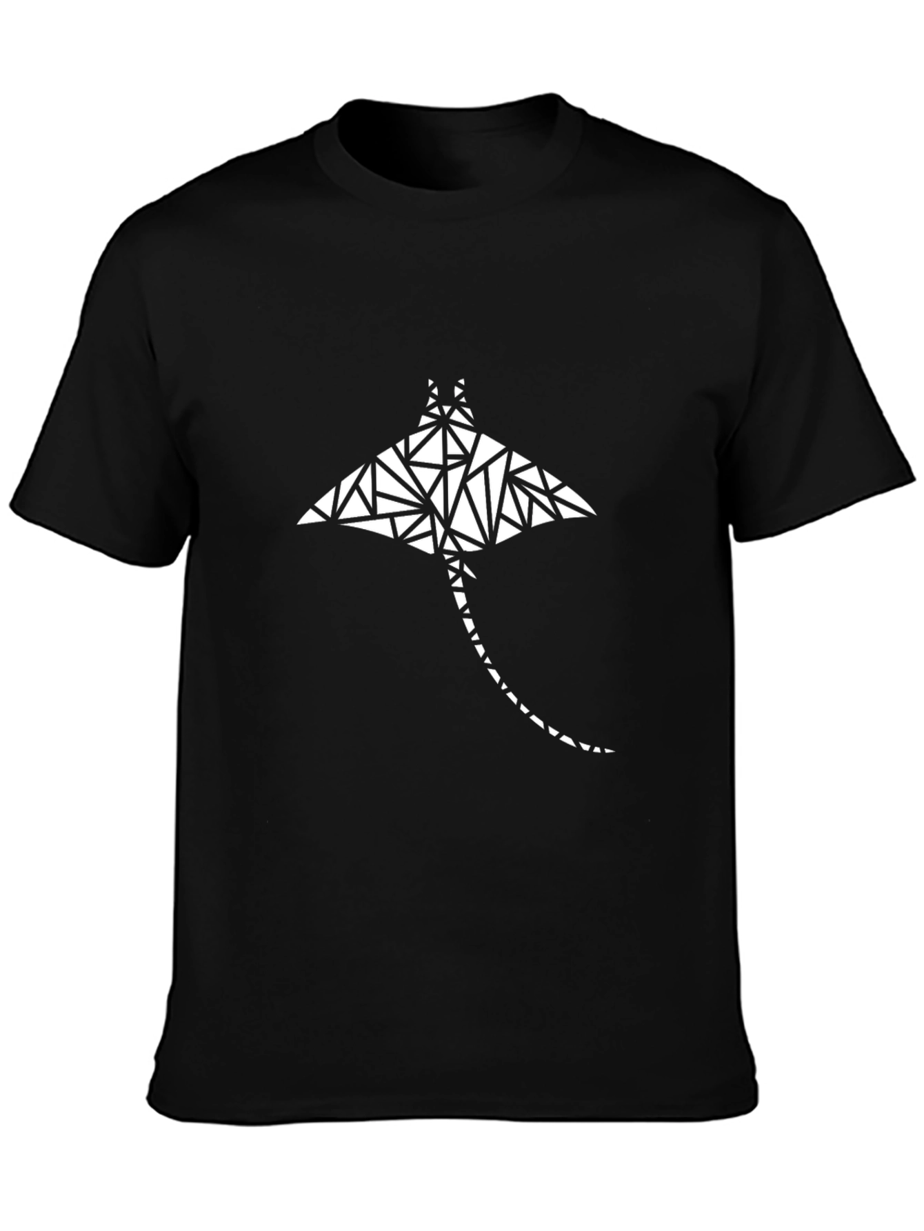 Geometric Stingray Graphic T-Shirt