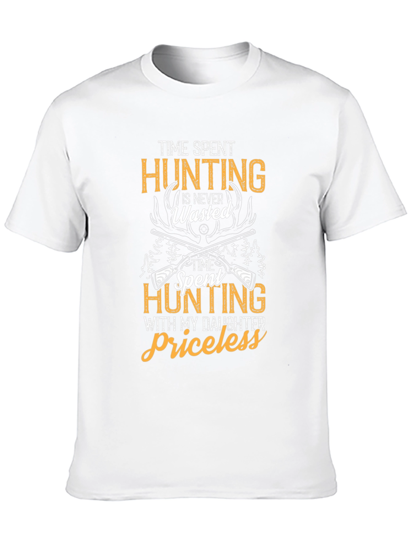 Hunting with Daughter Graphic Tee - Black