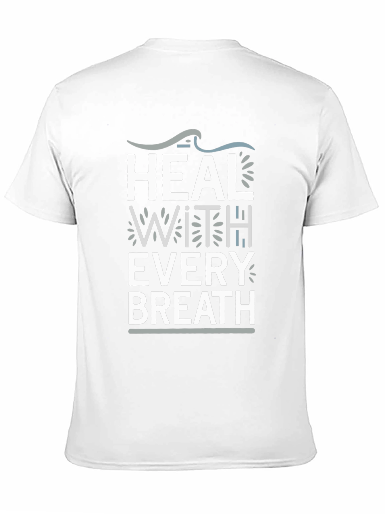 Heal With Every Breath Black Graphic Tee