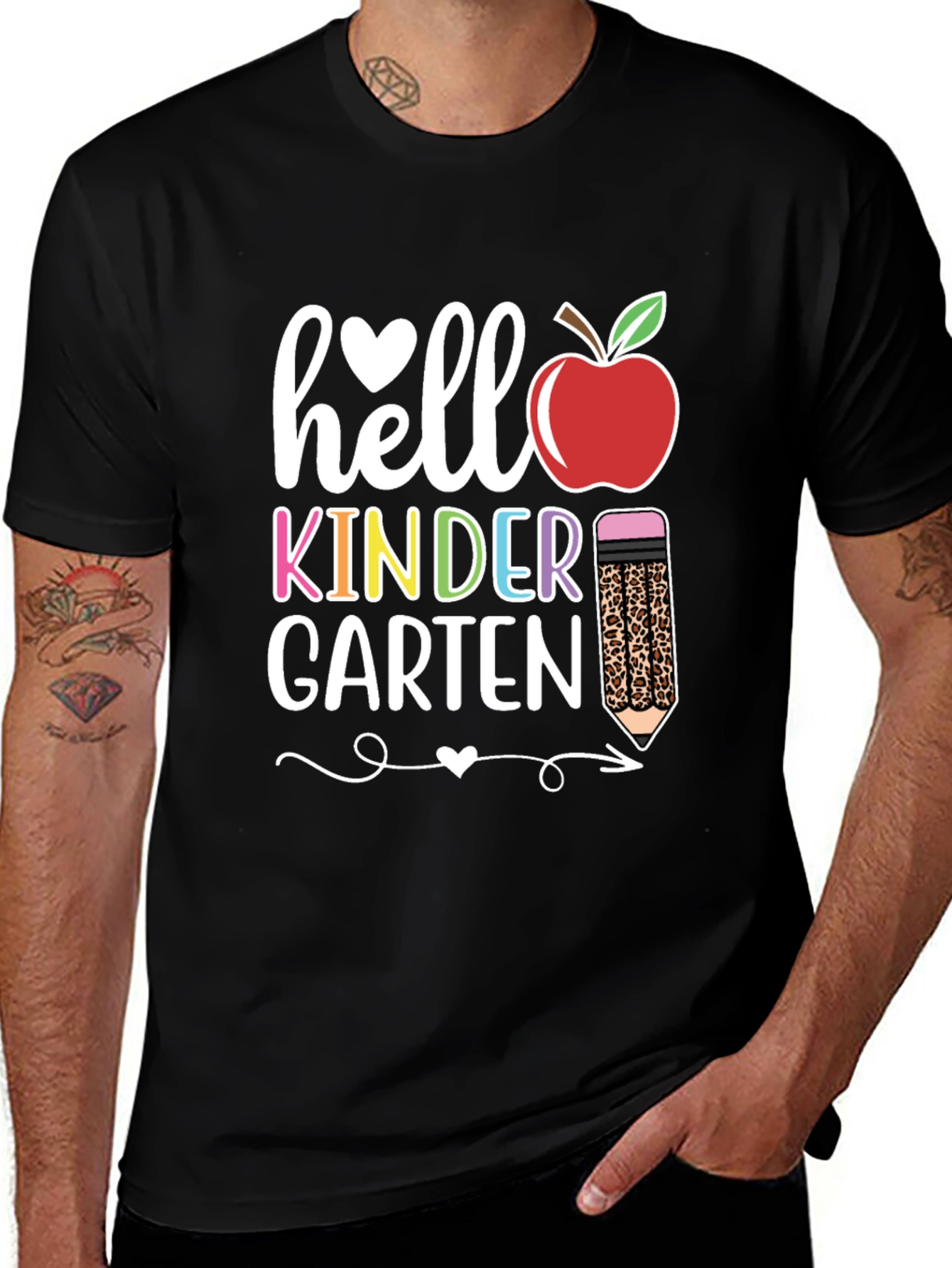 Hello Kindergarten T-Shirt Back to School Teacher