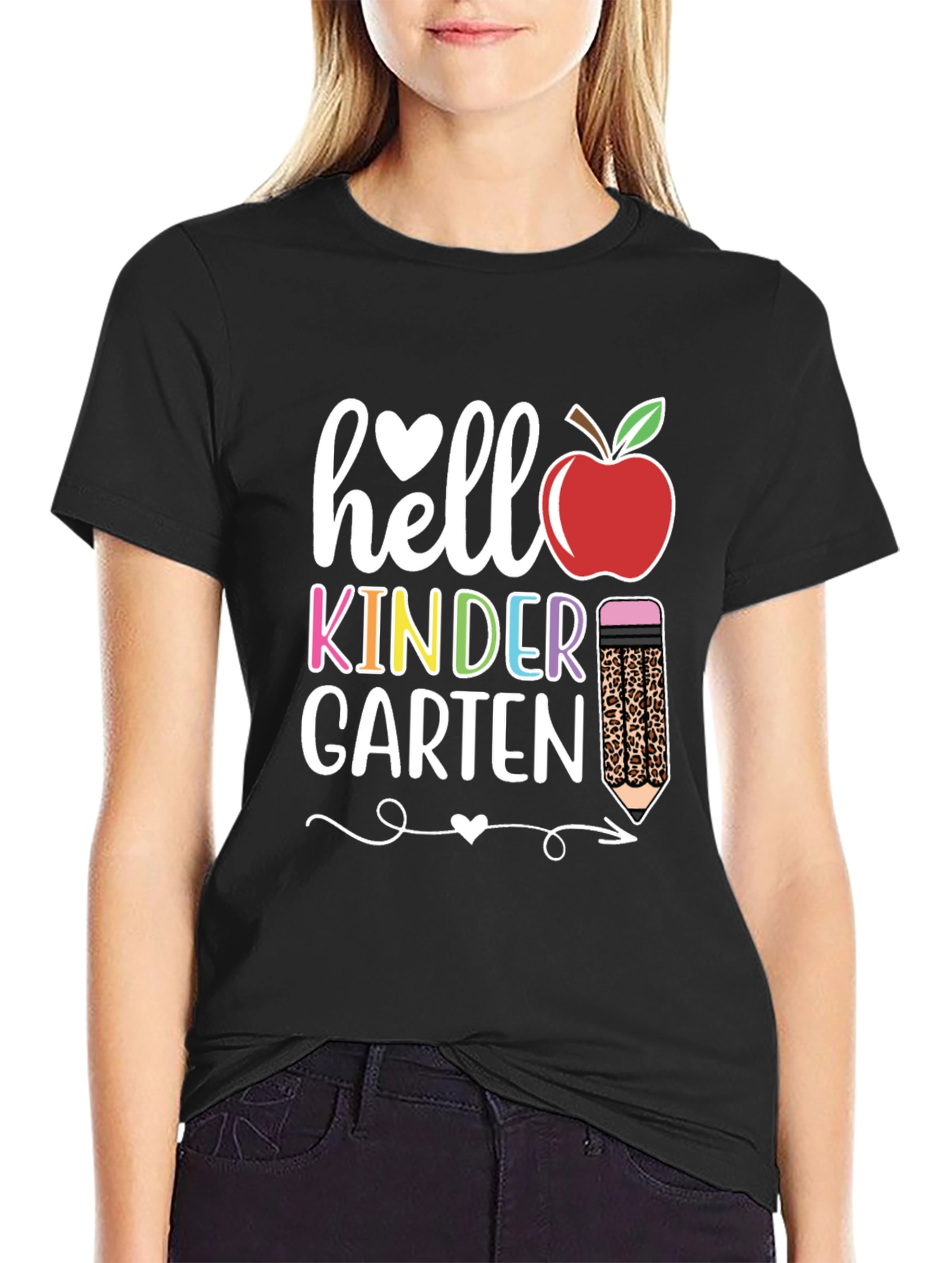 Hello Kindergarten T-Shirt Back to School Teacher