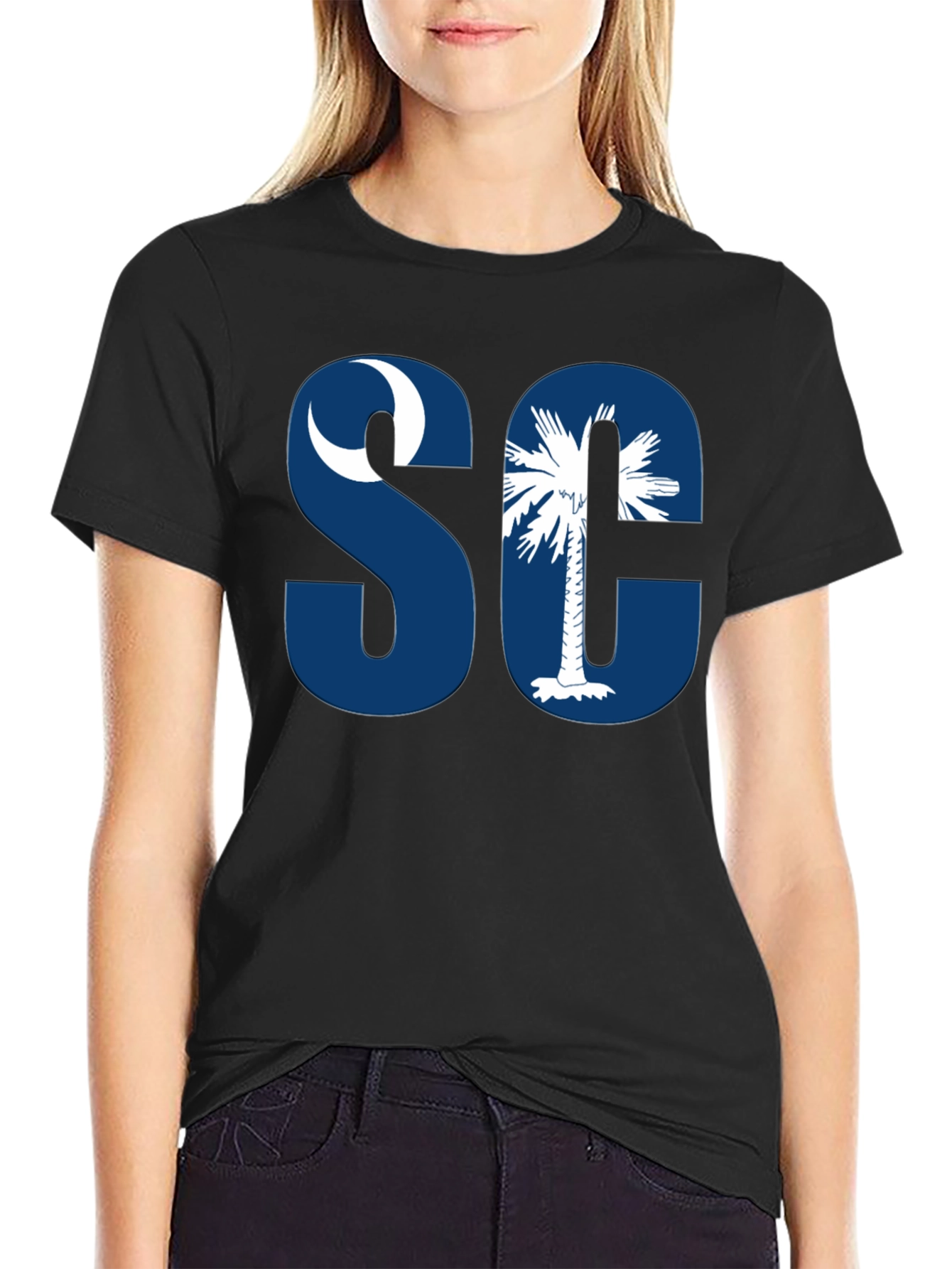 South Carolina State Pride Black T-Shirt