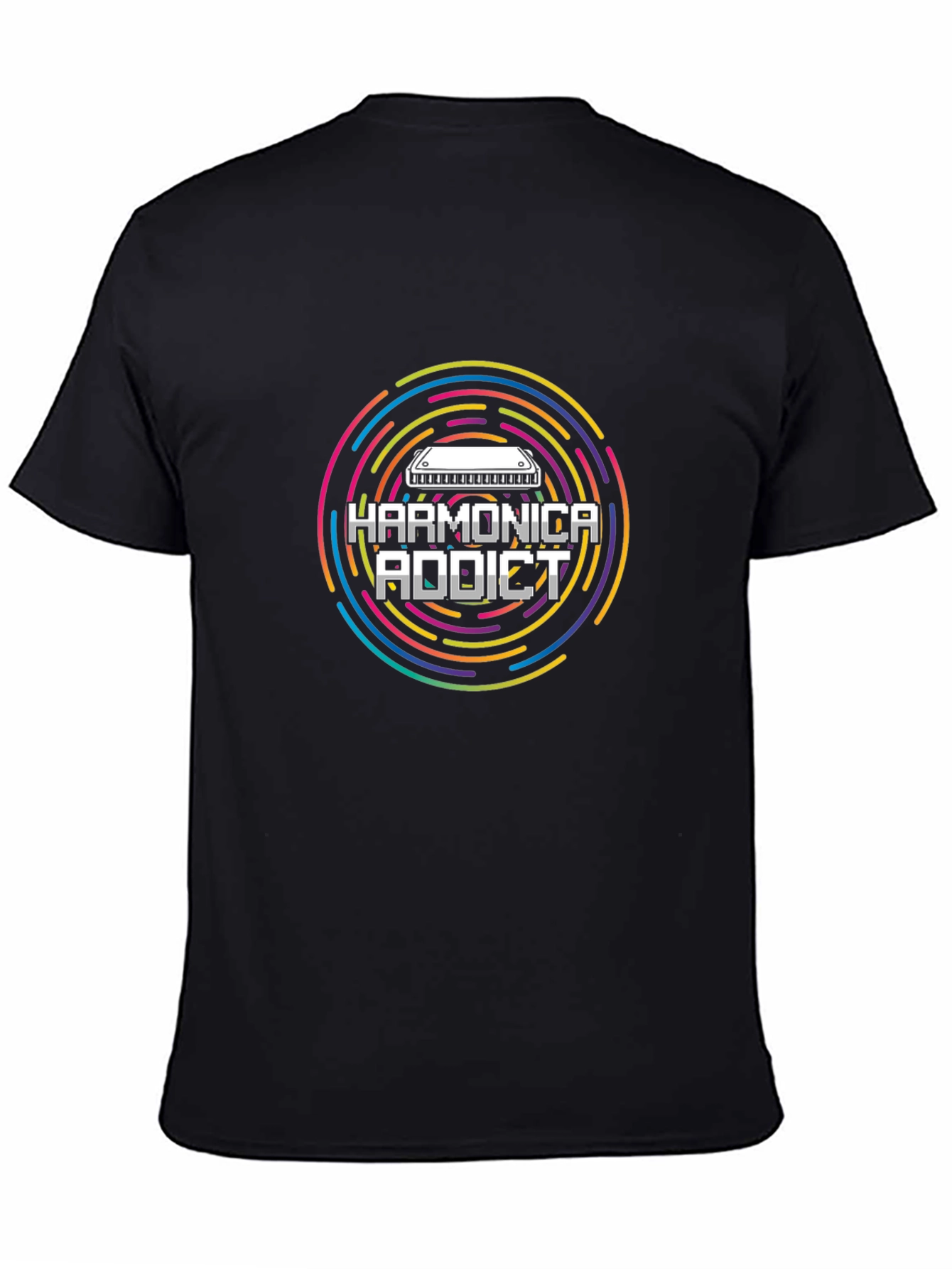 Harmonica Addict Tee - Music Lover Gift