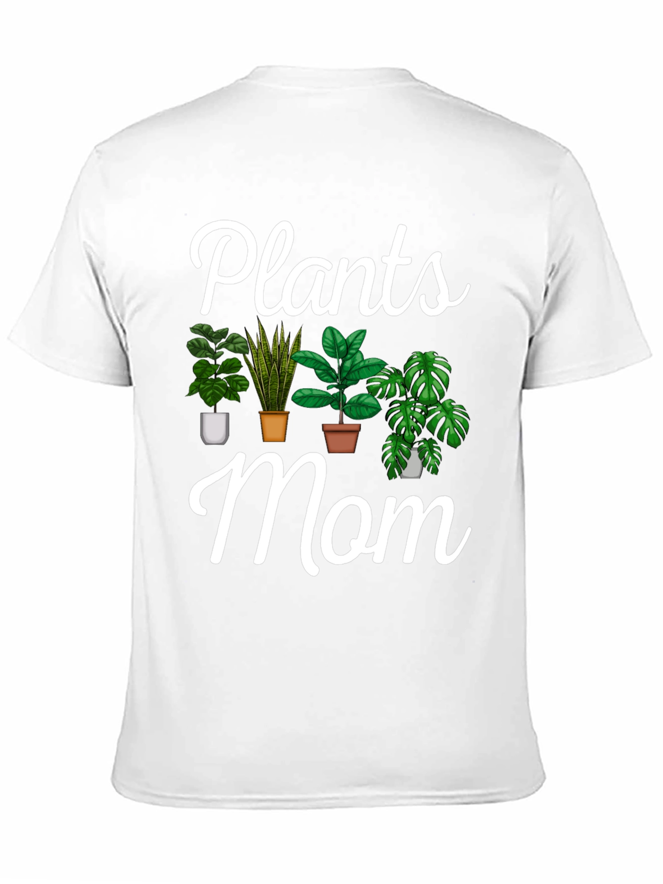 Plants Mom Graphic Tee - Botanical Lover T-Shirt