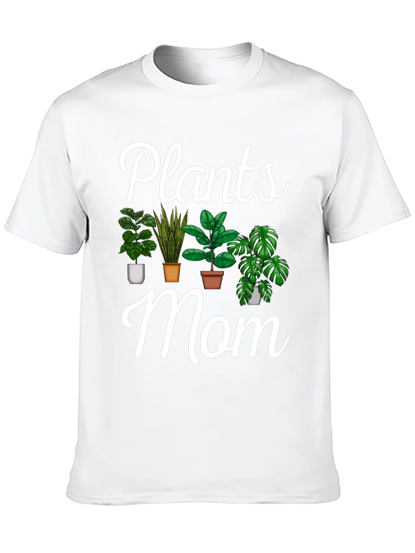 Plants Mom Graphic Tee - Botanical Lover T-Shirt