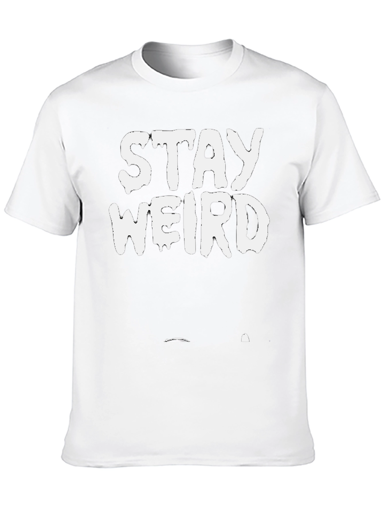 Stay Weird Black Graphic Tee