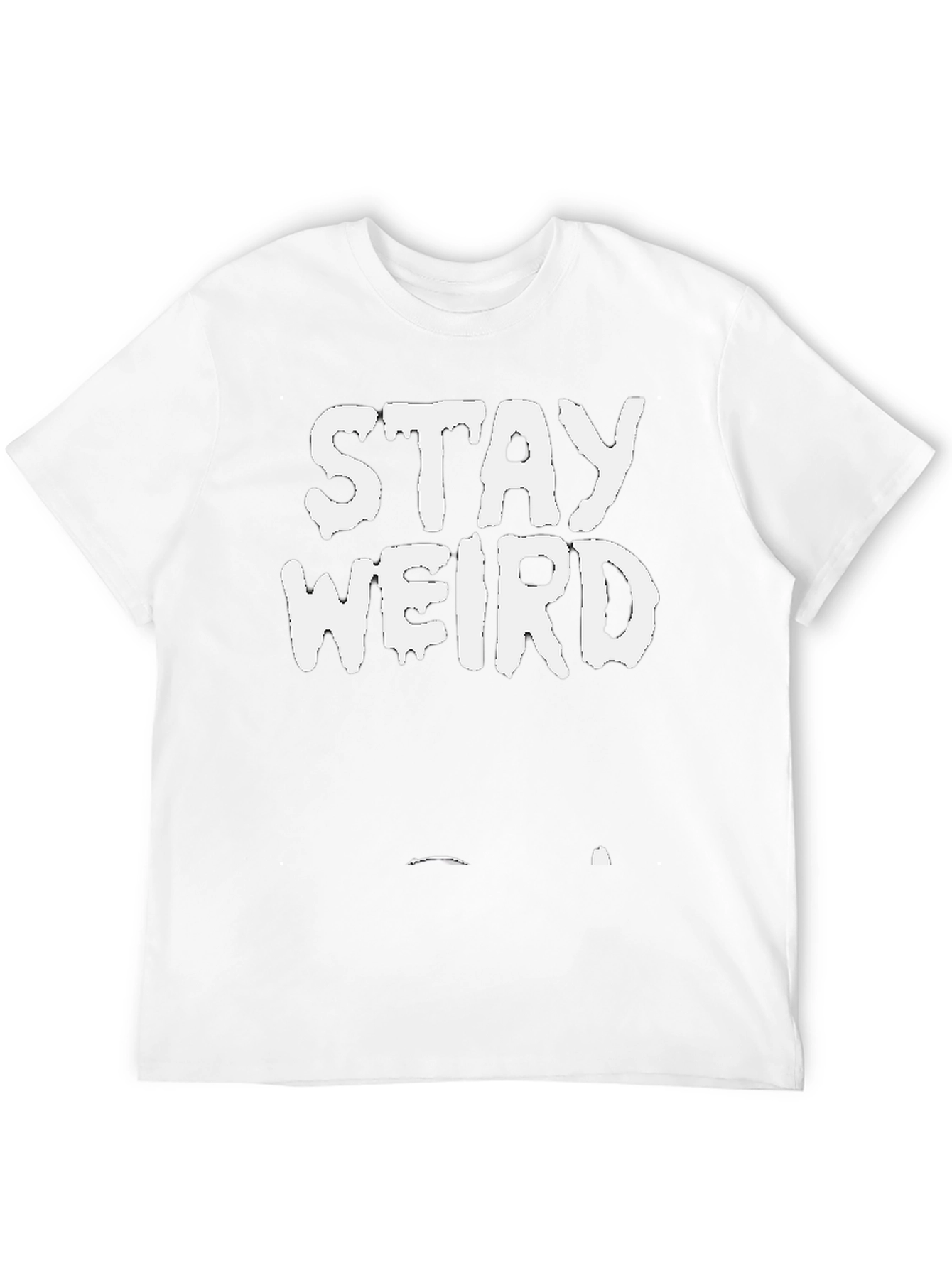 Stay Weird Black Graphic Tee