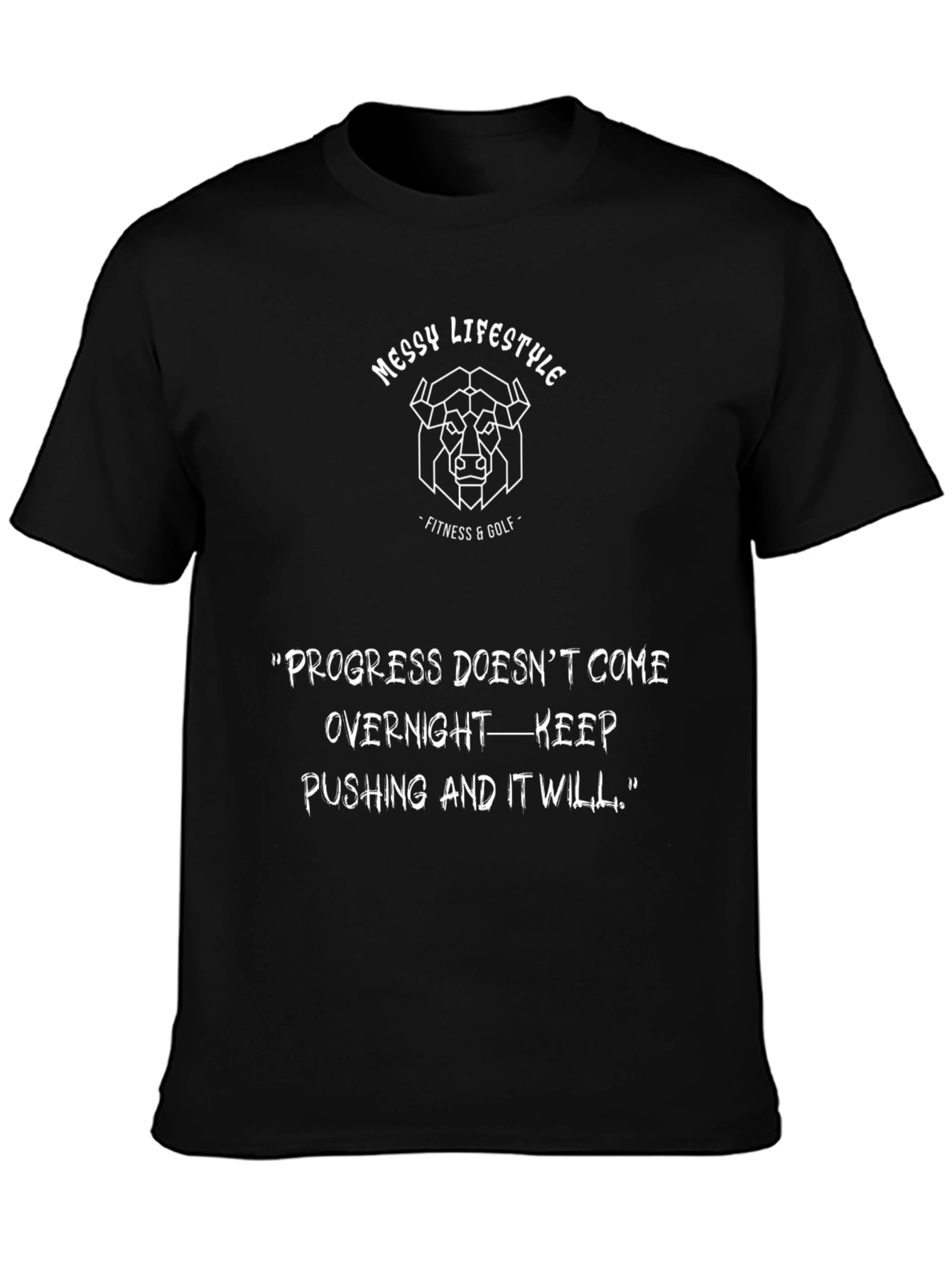 Messy Lifestyle Fitness & Golf Graphic Tee