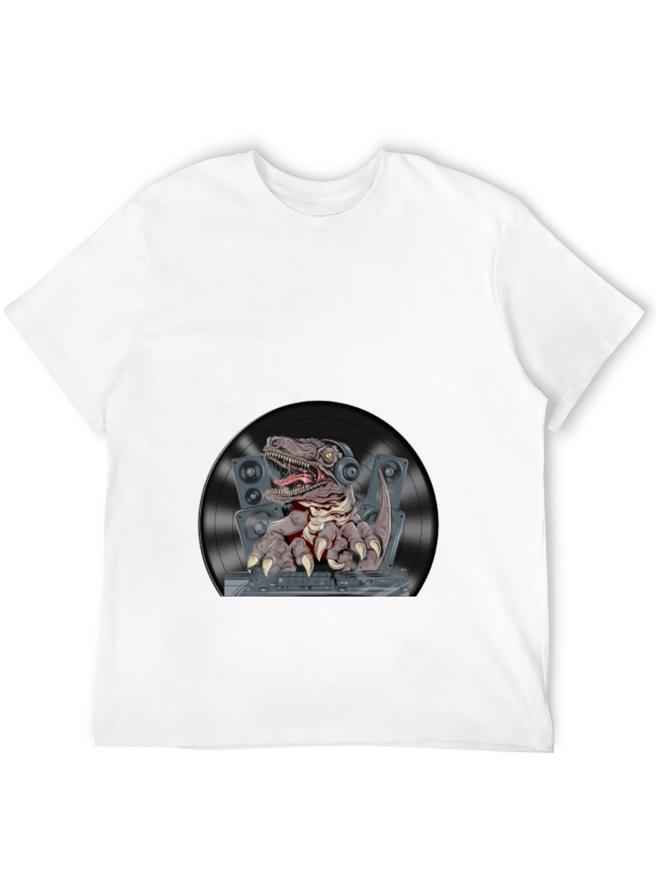 DJ Raptor Graphic T-Shirt - Black Cotton Tee