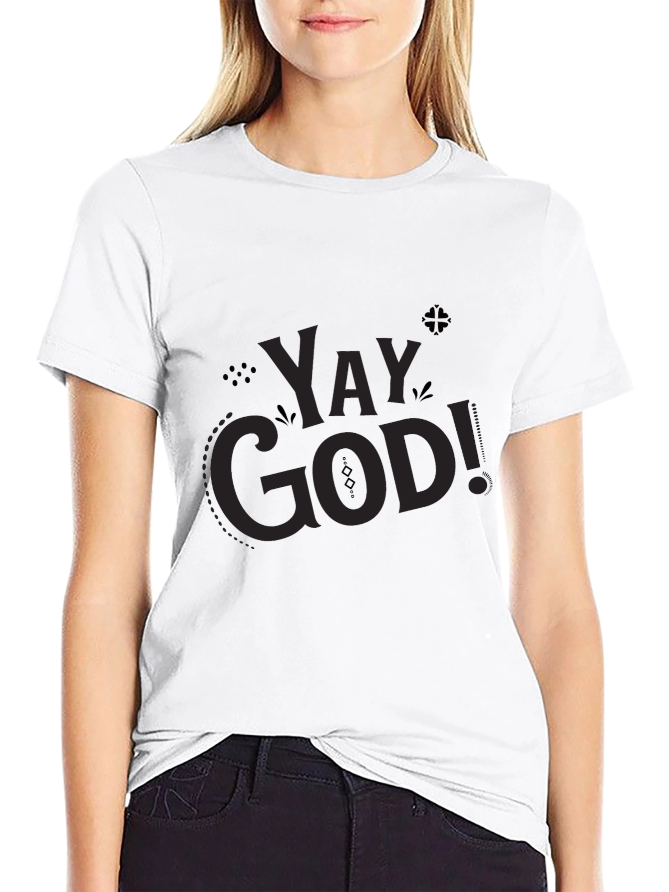 Yay God! Black T-Shirt