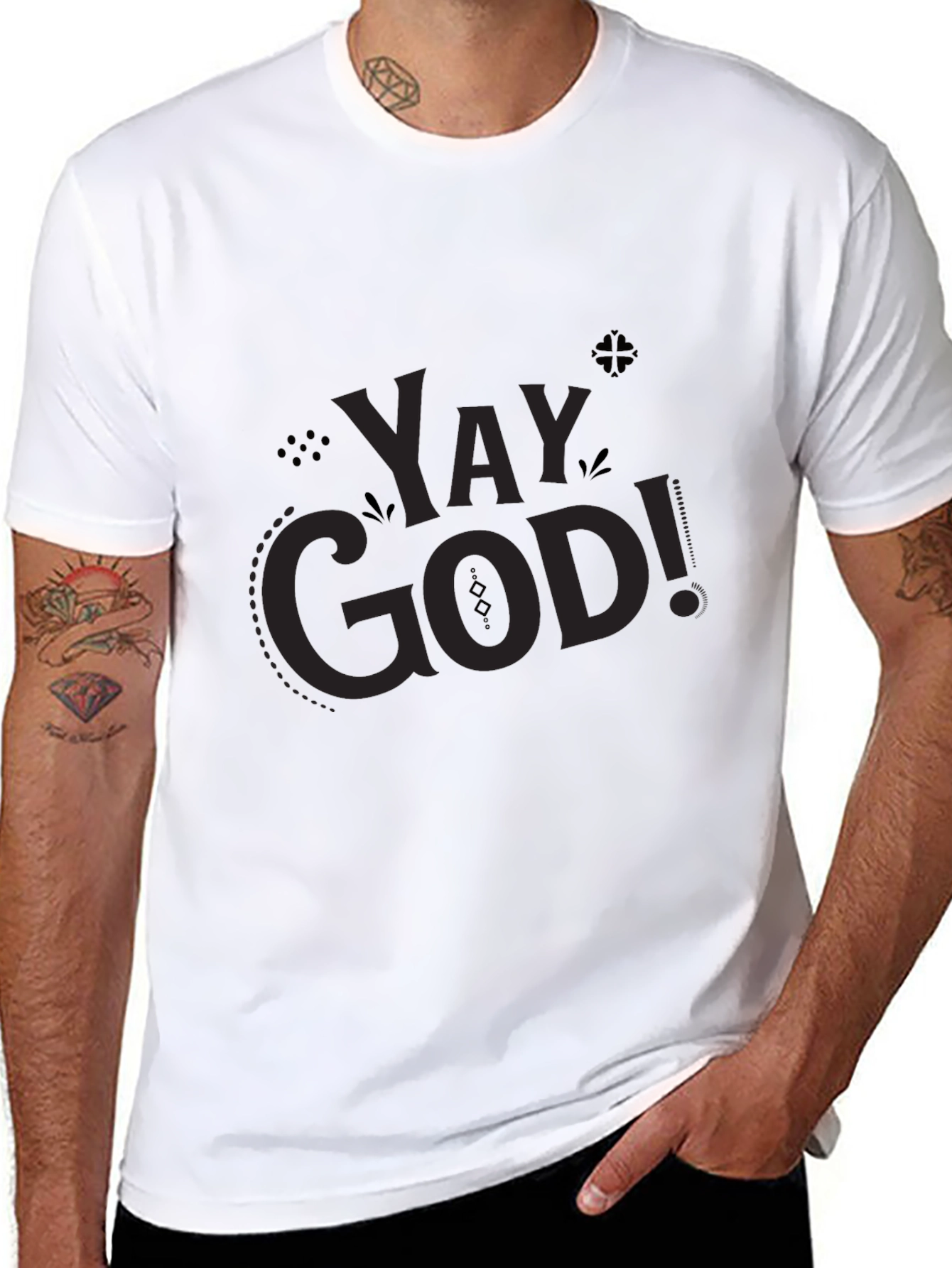 Yay God! Black T-Shirt