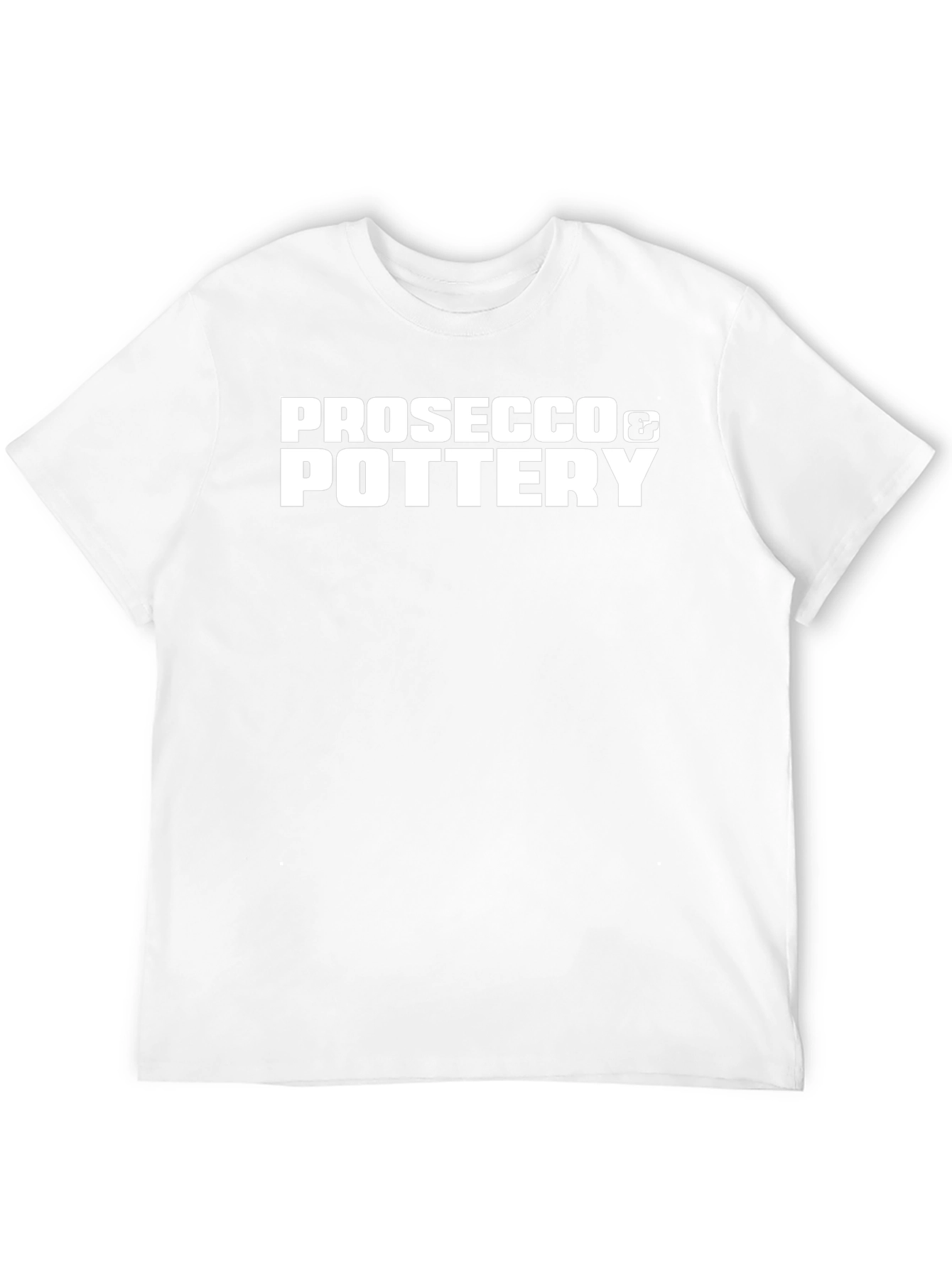 Prosecco & Pottery Black T-Shirt