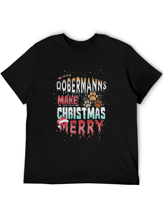 Dobermanns Make Christmas Merry T-Shirt