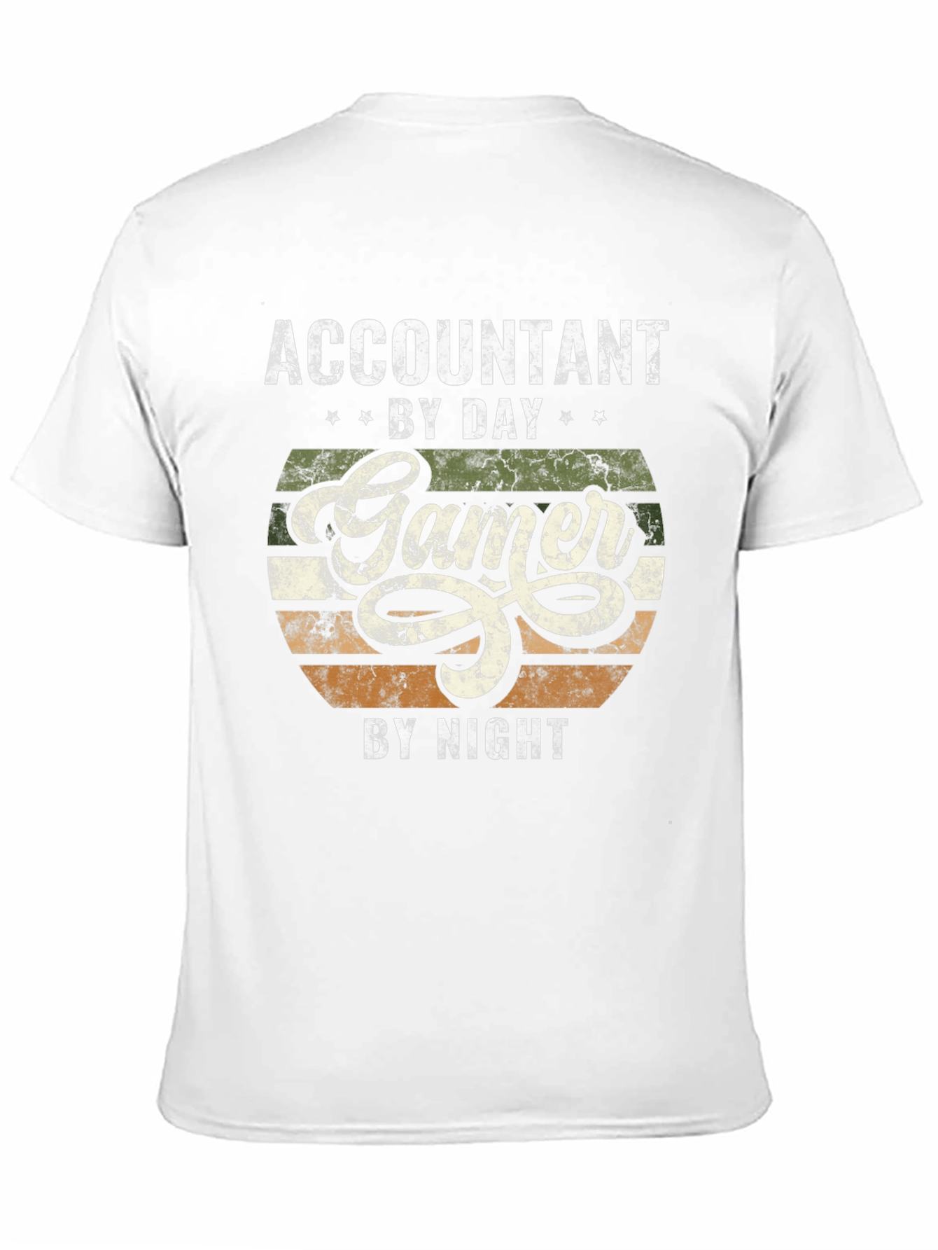 Accountant by Day Gamer by Night Graphic T-Shirt
