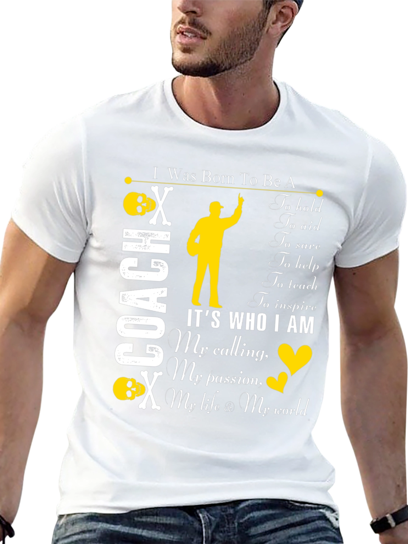 I Was Born To Be A Coach T-Shirt