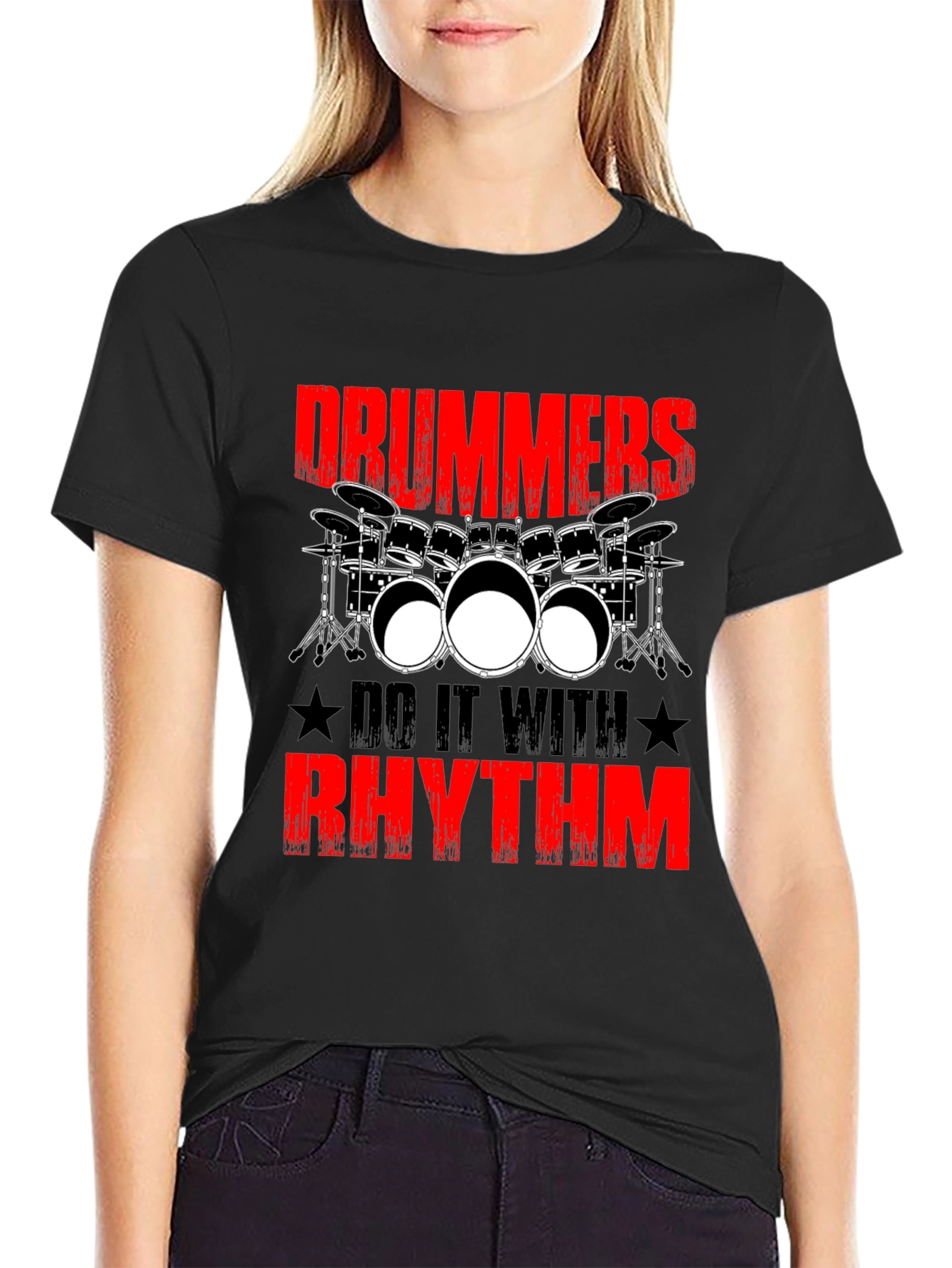 Drummers Do It With Rhythm Graphic T-Shirt