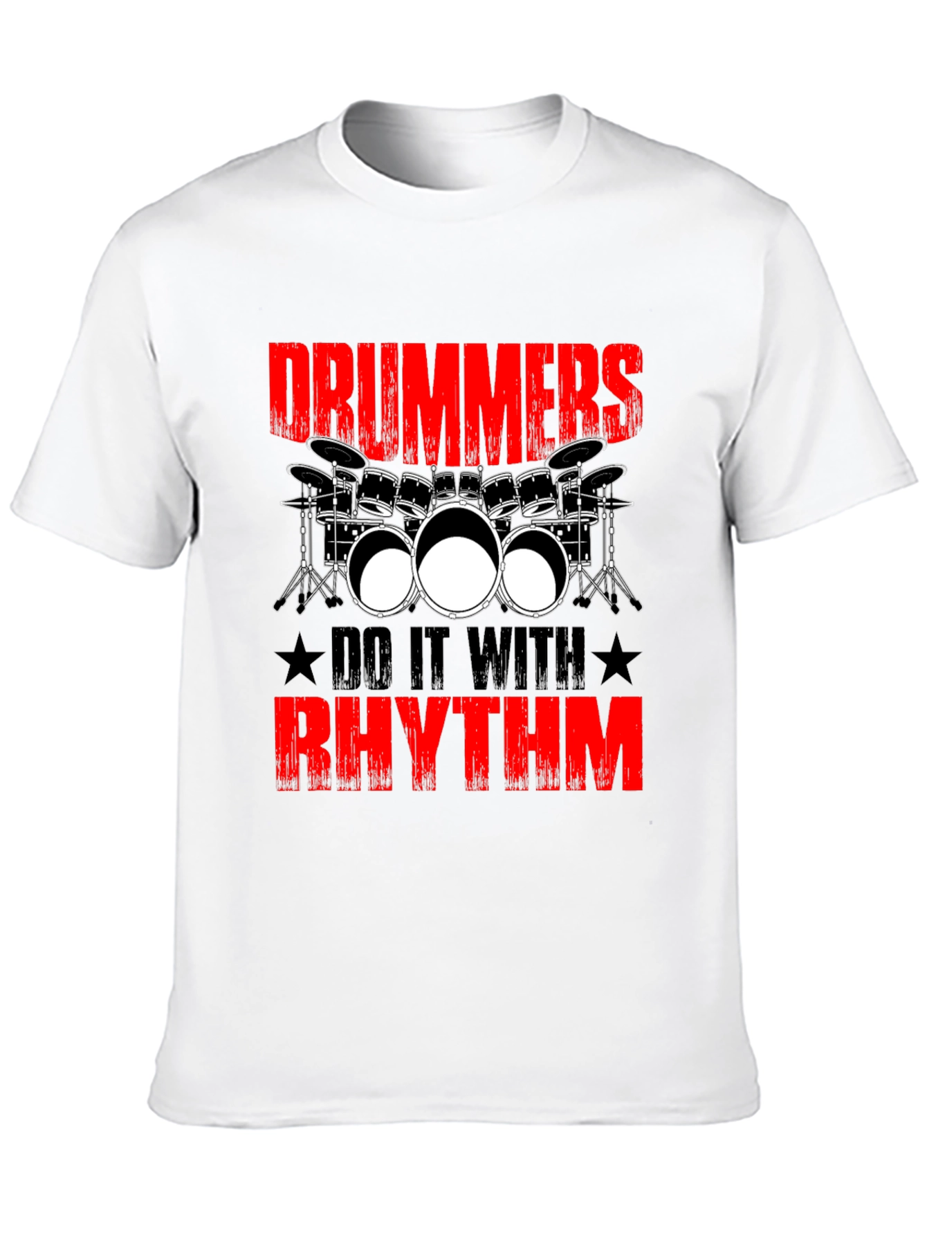Drummers Do It With Rhythm Graphic T-Shirt