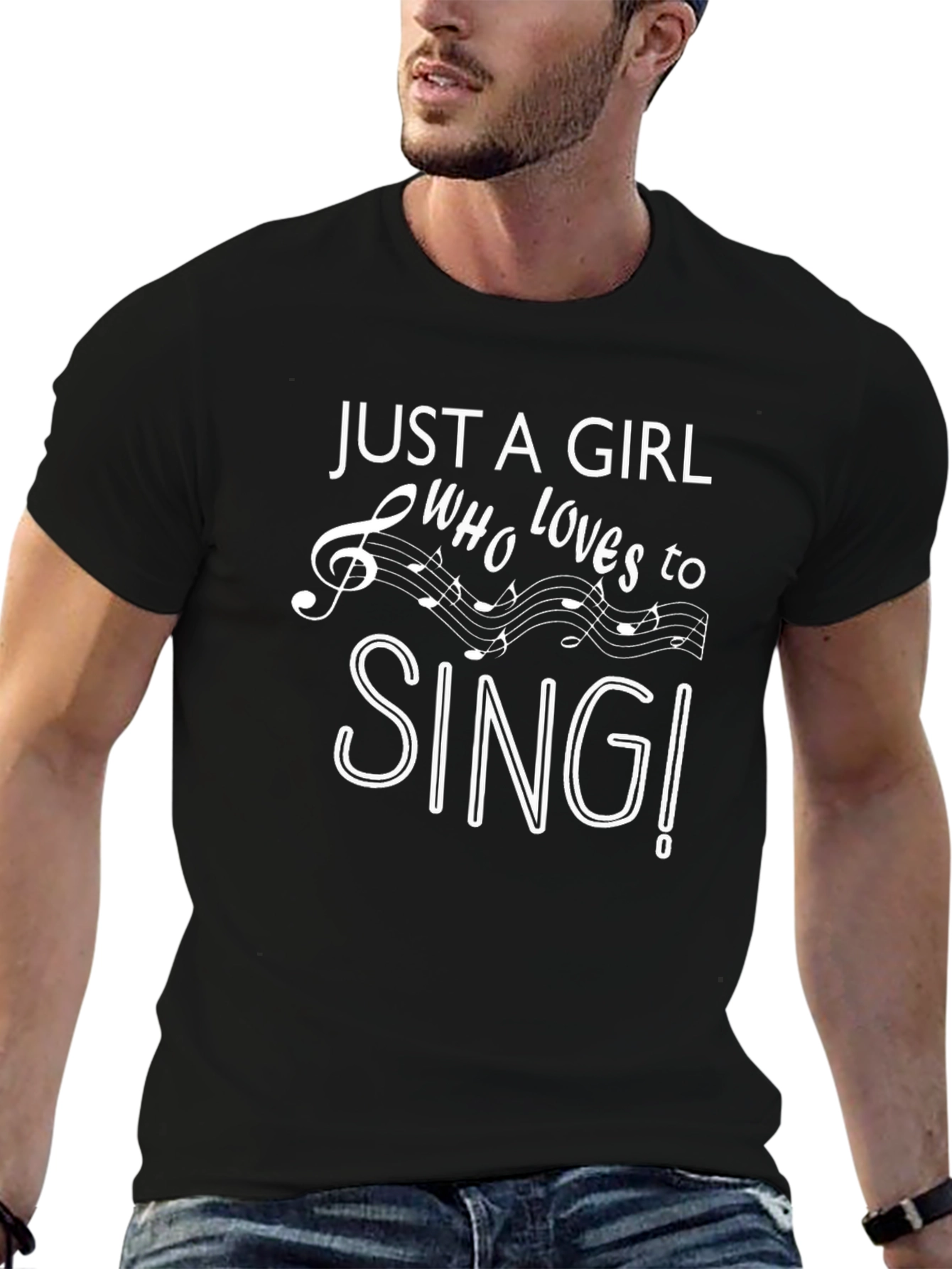 Just a Girl Who Loves to Sing T-Shirt