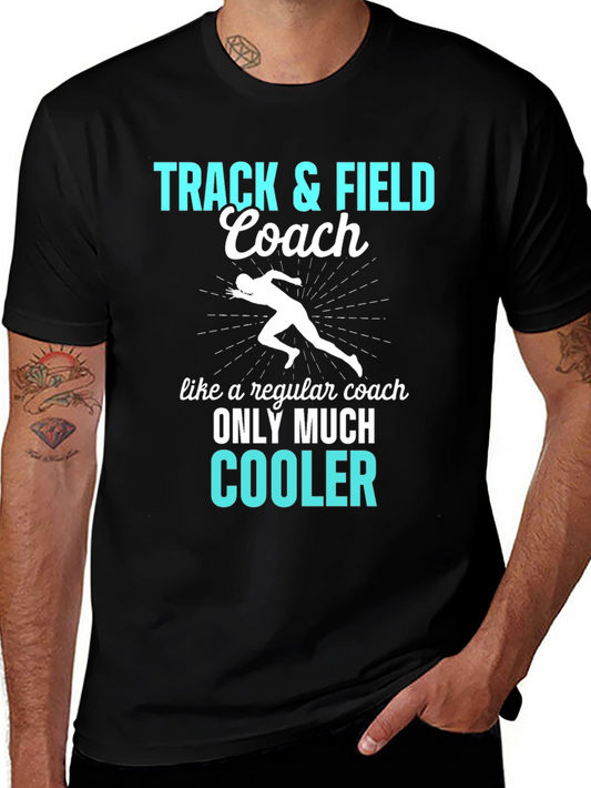 Track & Field Coach T-Shirt - Cool Design