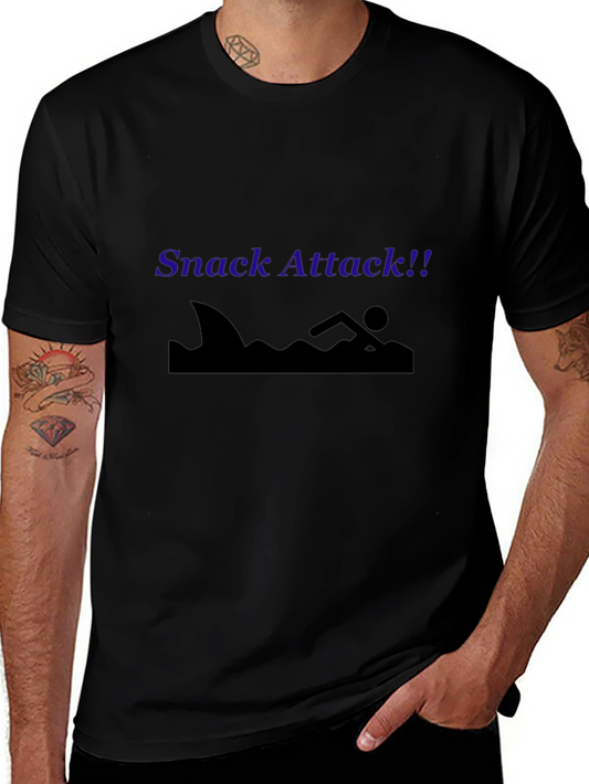 Snack Attack T-Shirt - Shark Graphic Tee
