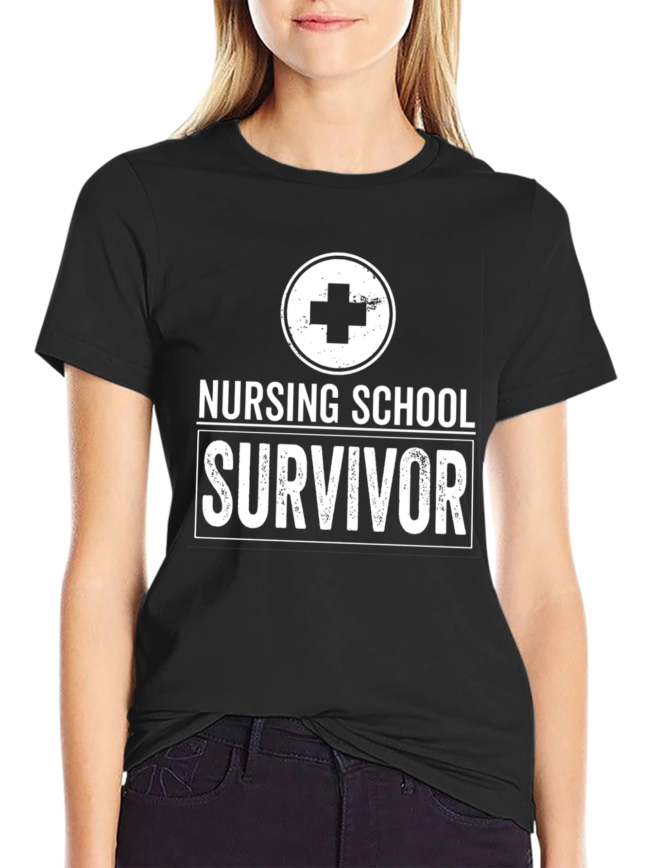 Nursing School Survivor Graphic Tee