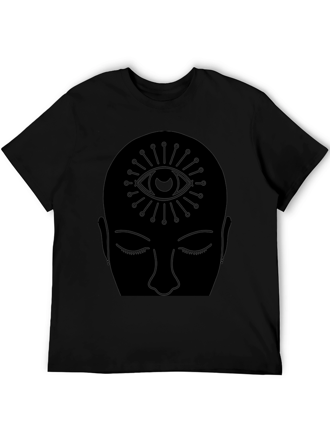Third Eye Meditation Graphic Tee - Black