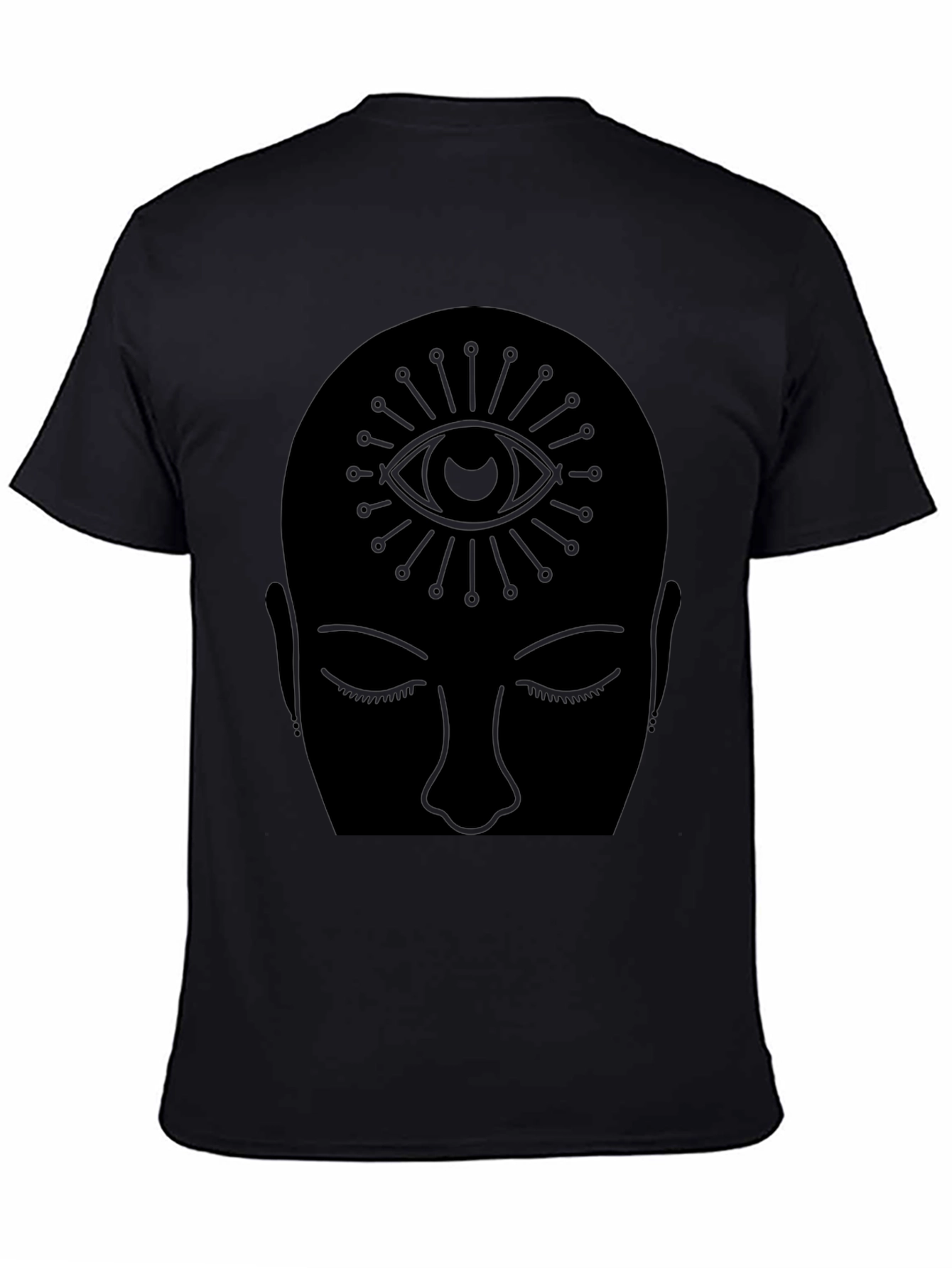 Third Eye Meditation Graphic Tee - Black
