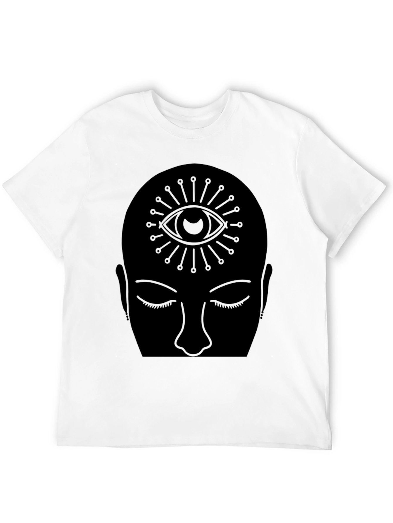Third Eye Meditation Graphic Tee - Black