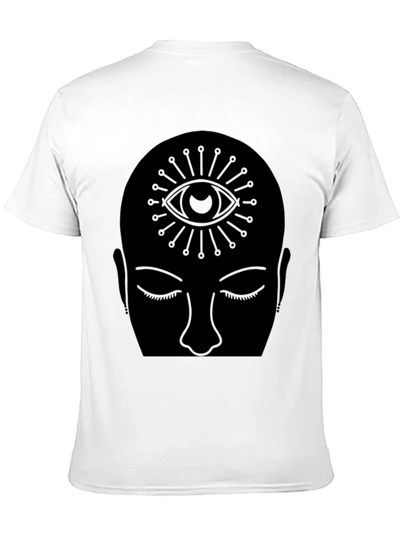 Third Eye Meditation Graphic Tee - Black