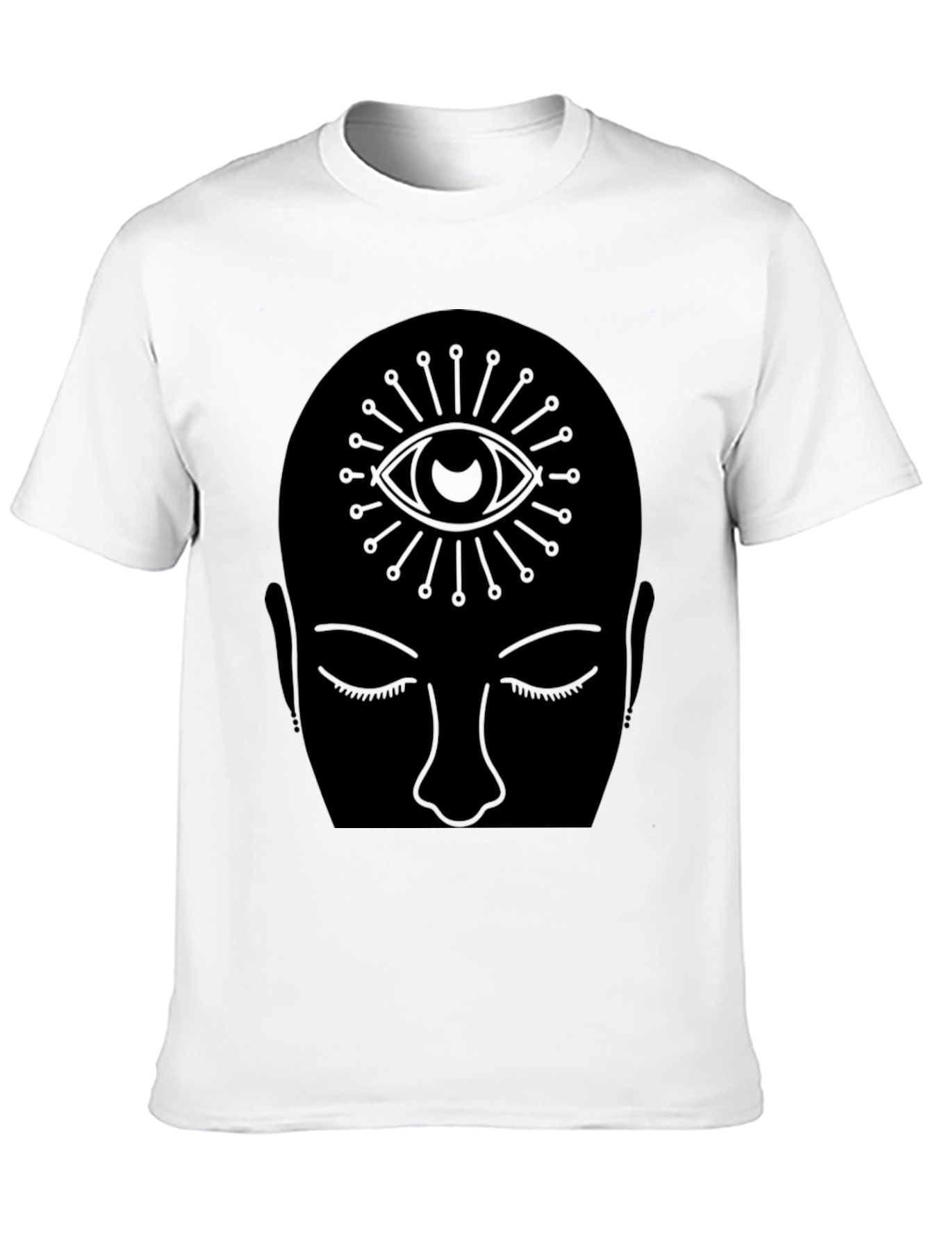 Third Eye Meditation Graphic Tee - Black