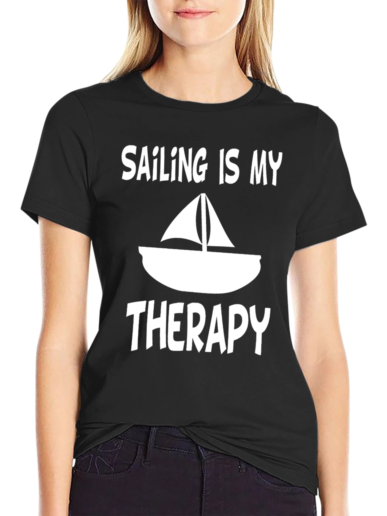 Sailing Is My Therapy Graphic Tee