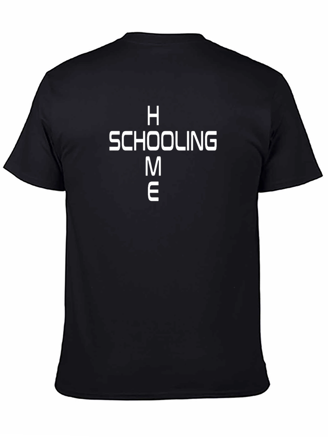 Homeschooling Me Graphic T-Shirt - Black Cotton Tee