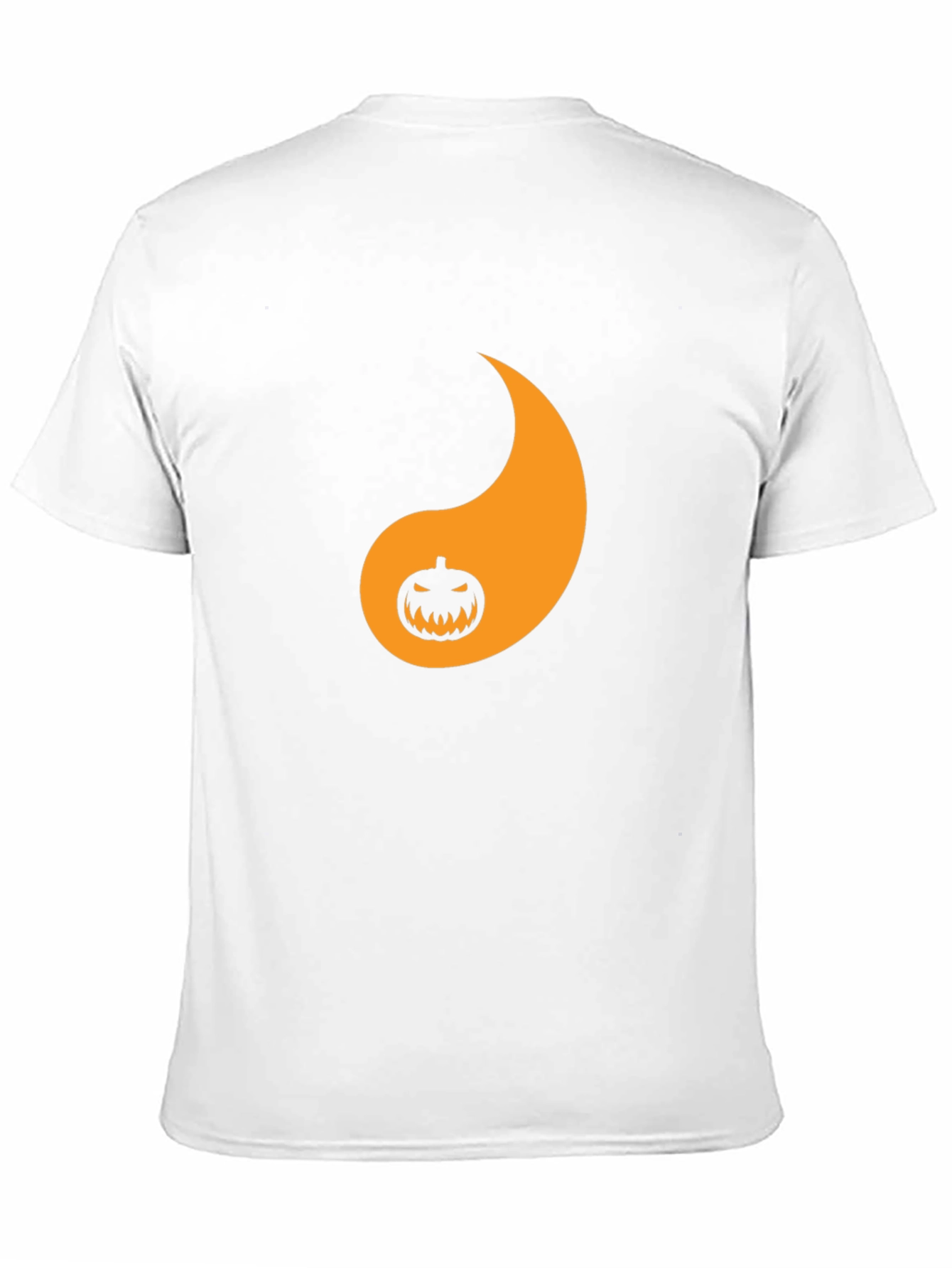 Halloween Pumpkin Paisley Black T-Shirt