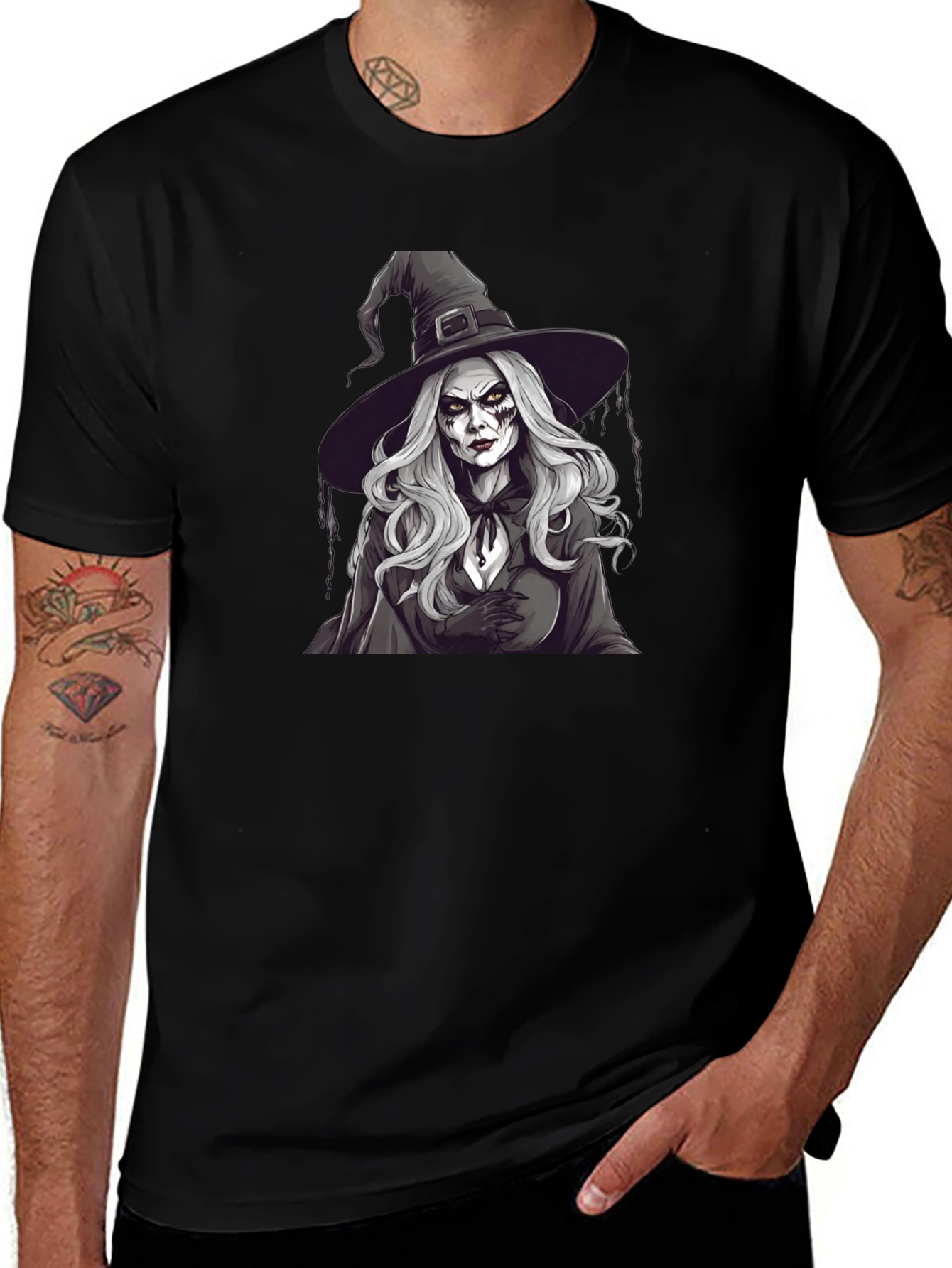 Witch Graphic Print T-Shirt